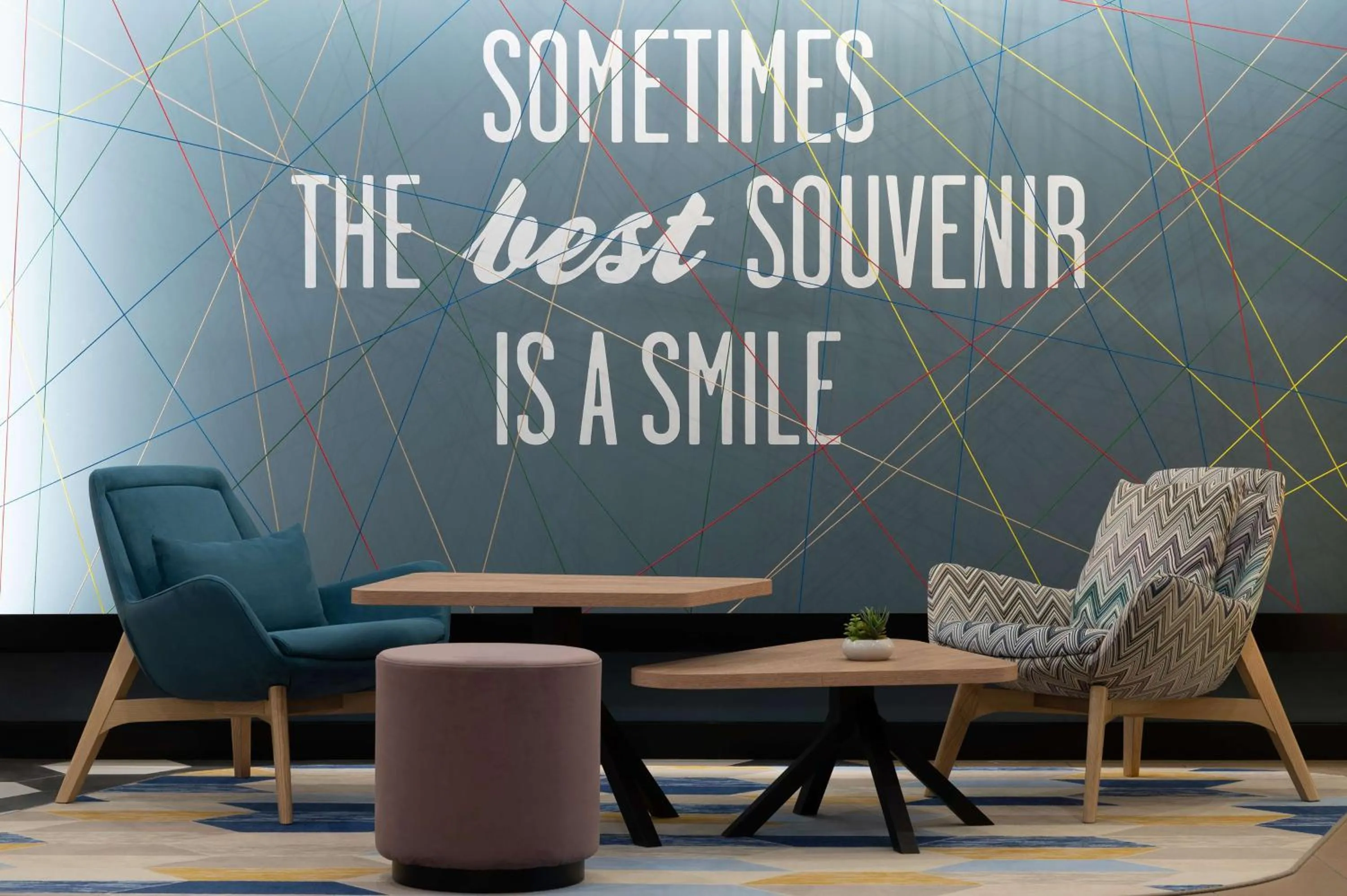 Lobby or reception in Hampton by Hilton Rome North Fiano Romano