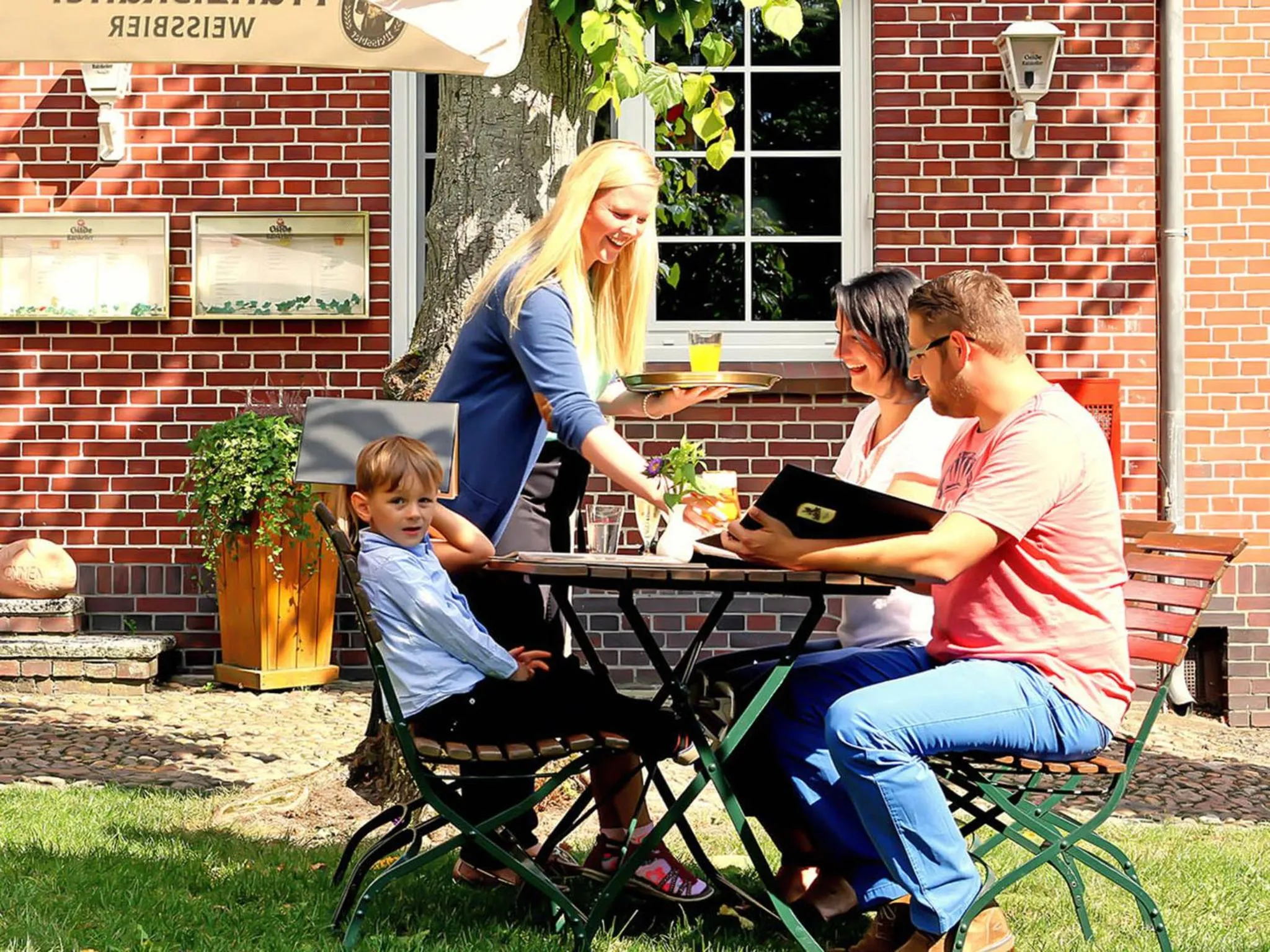 Garden in Hotel Zur Linde