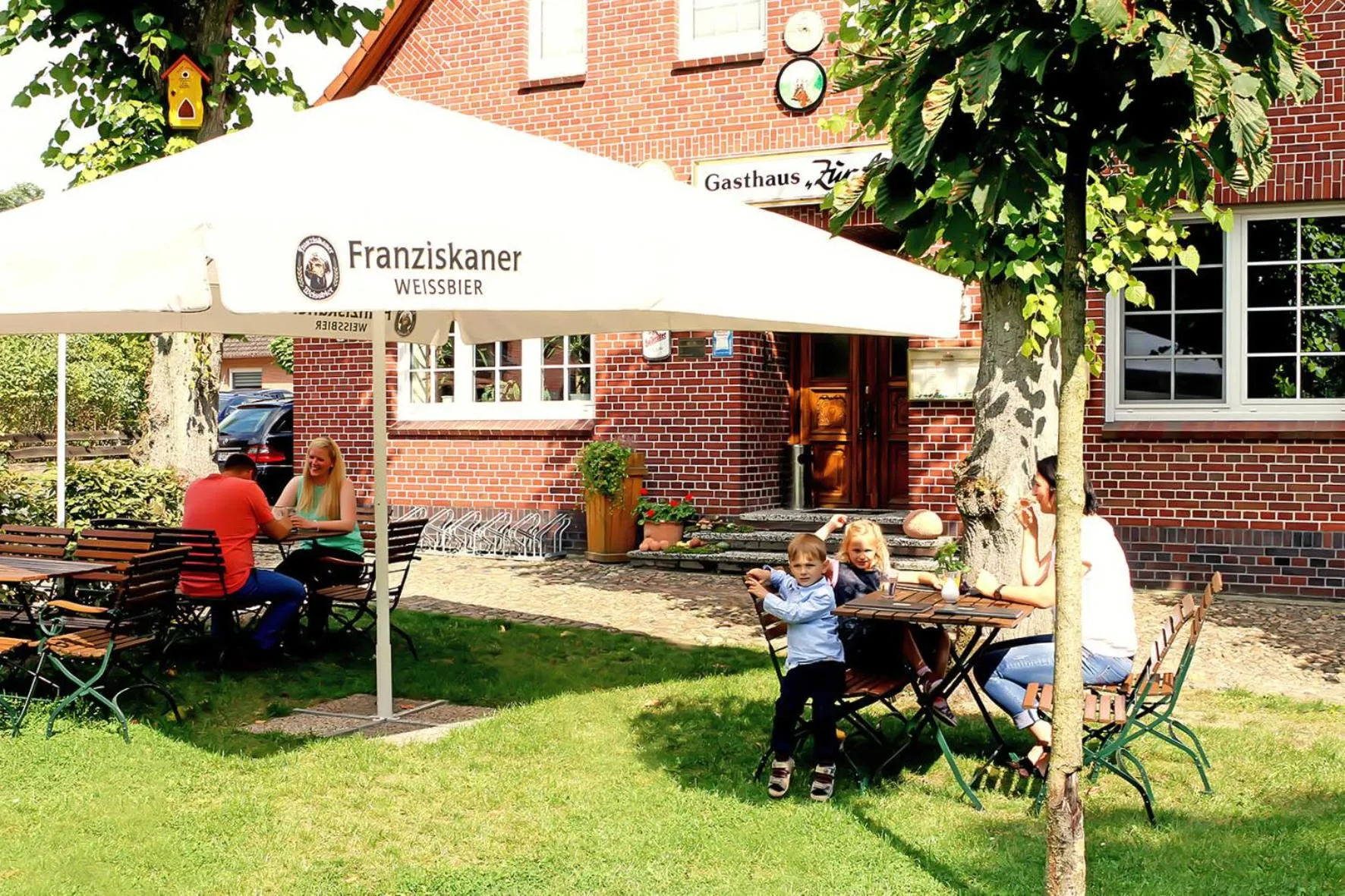 Garden in Hotel Zur Linde