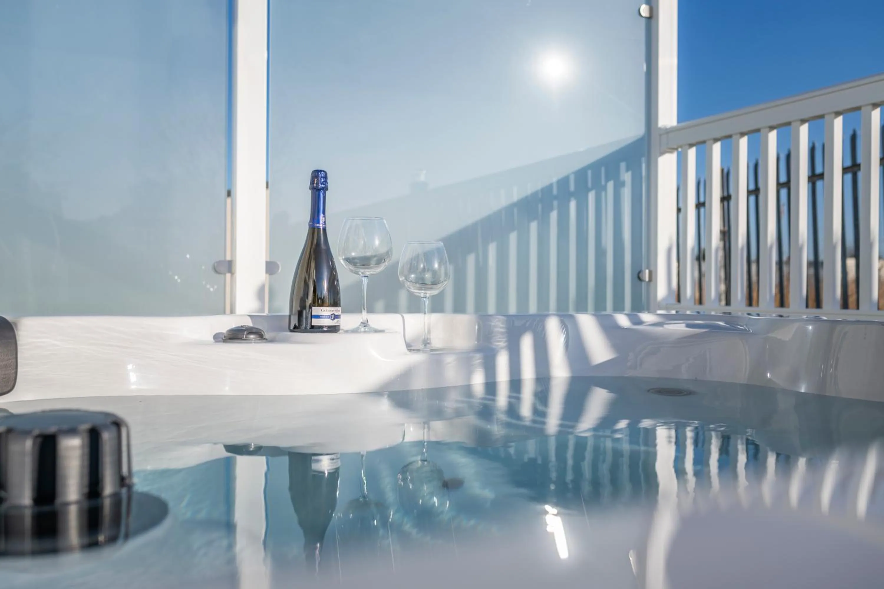 Hot Tub in Marine Holiday Park