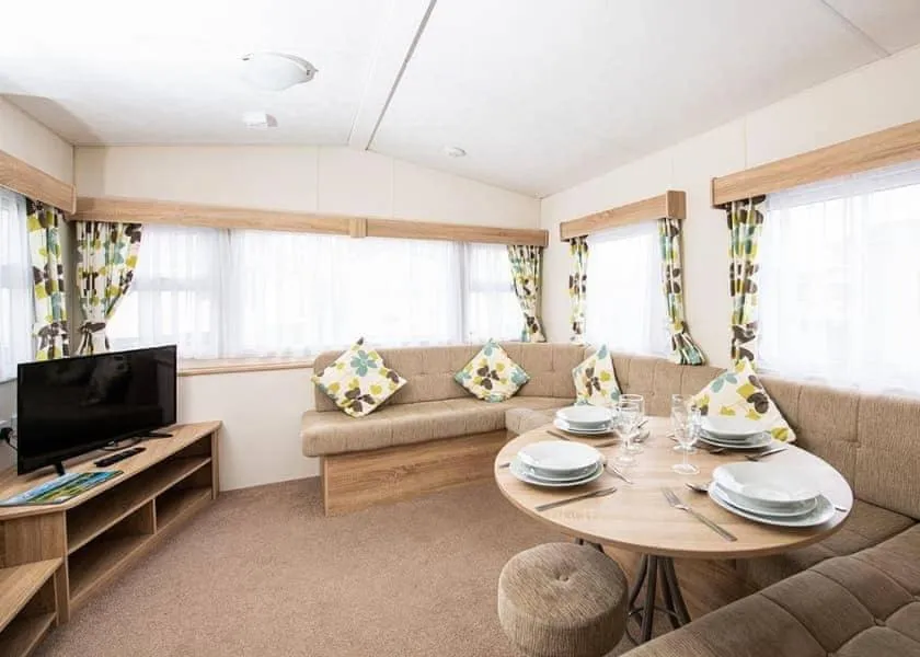 Dining area in Marine Holiday Park