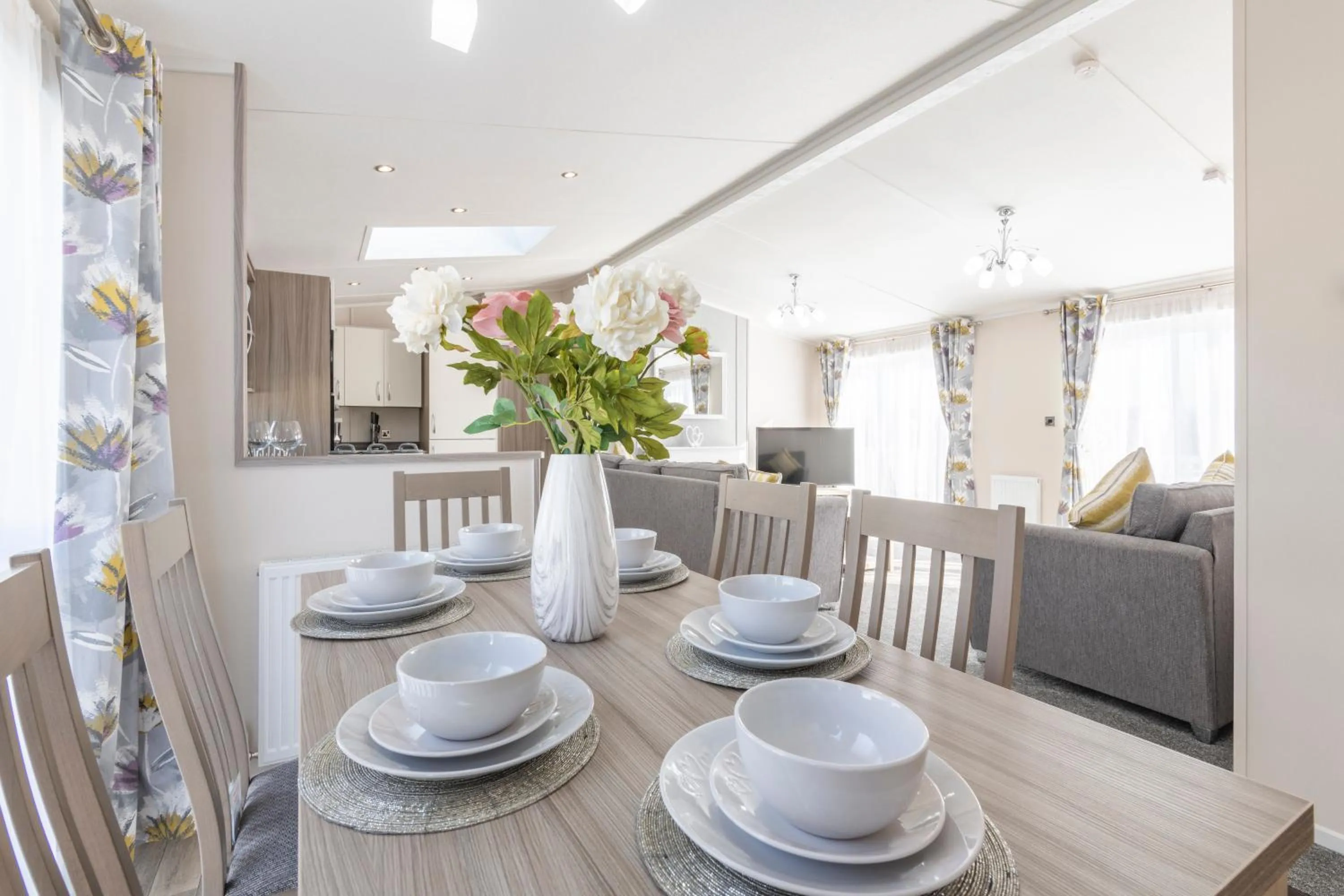 Dining area in Marine Holiday Park