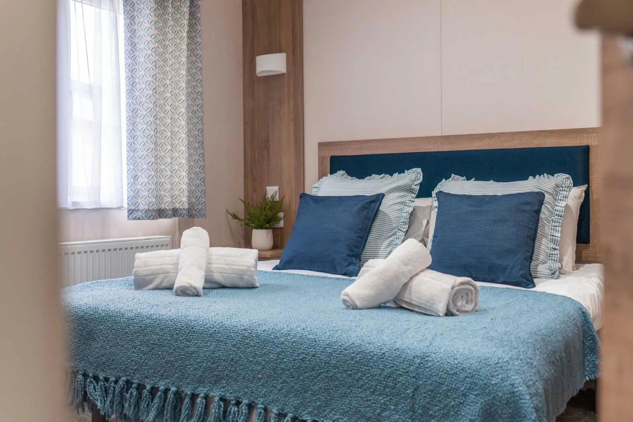 Bed in Marine Holiday Park