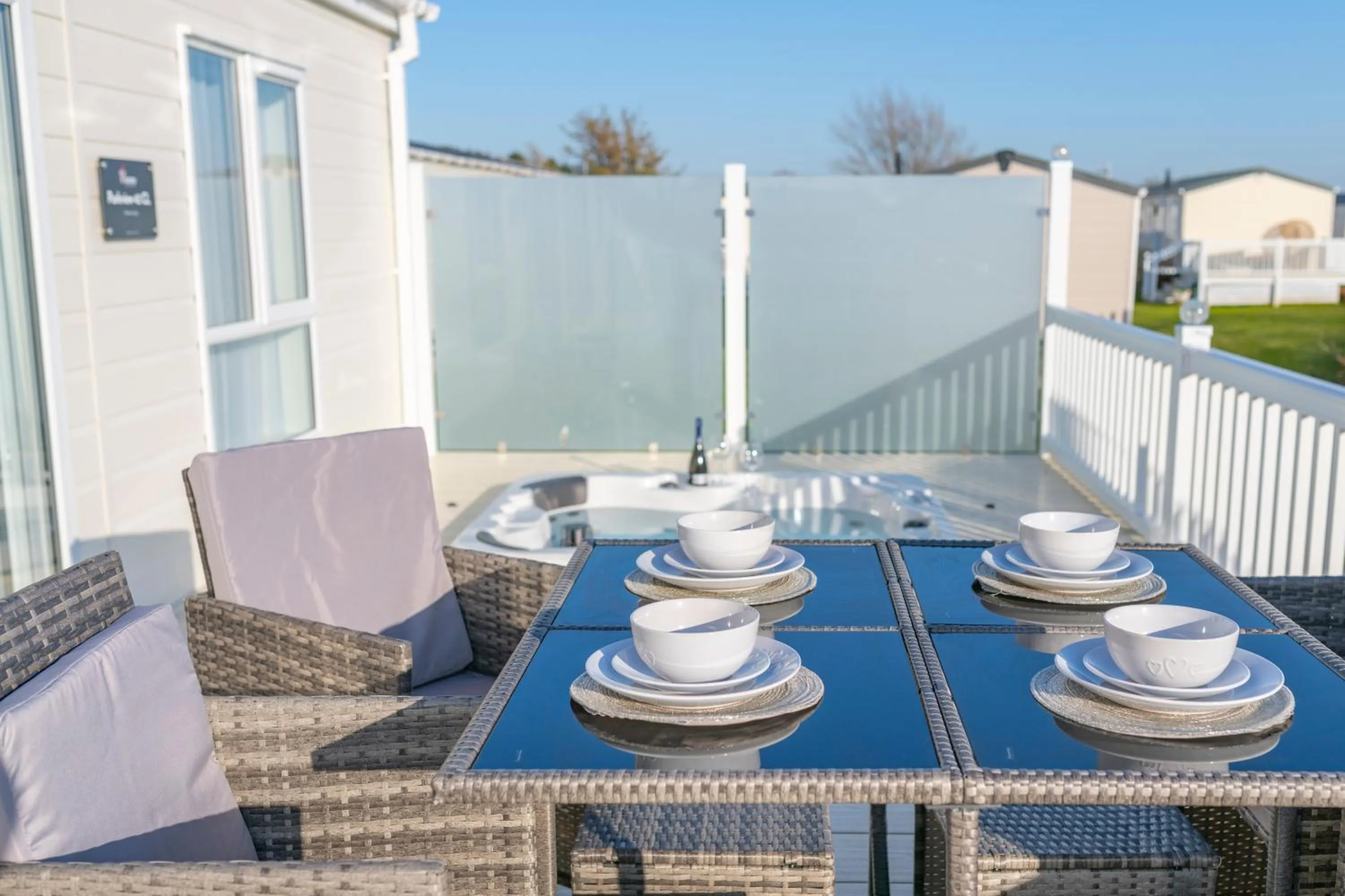 Balcony/Terrace in Marine Holiday Park