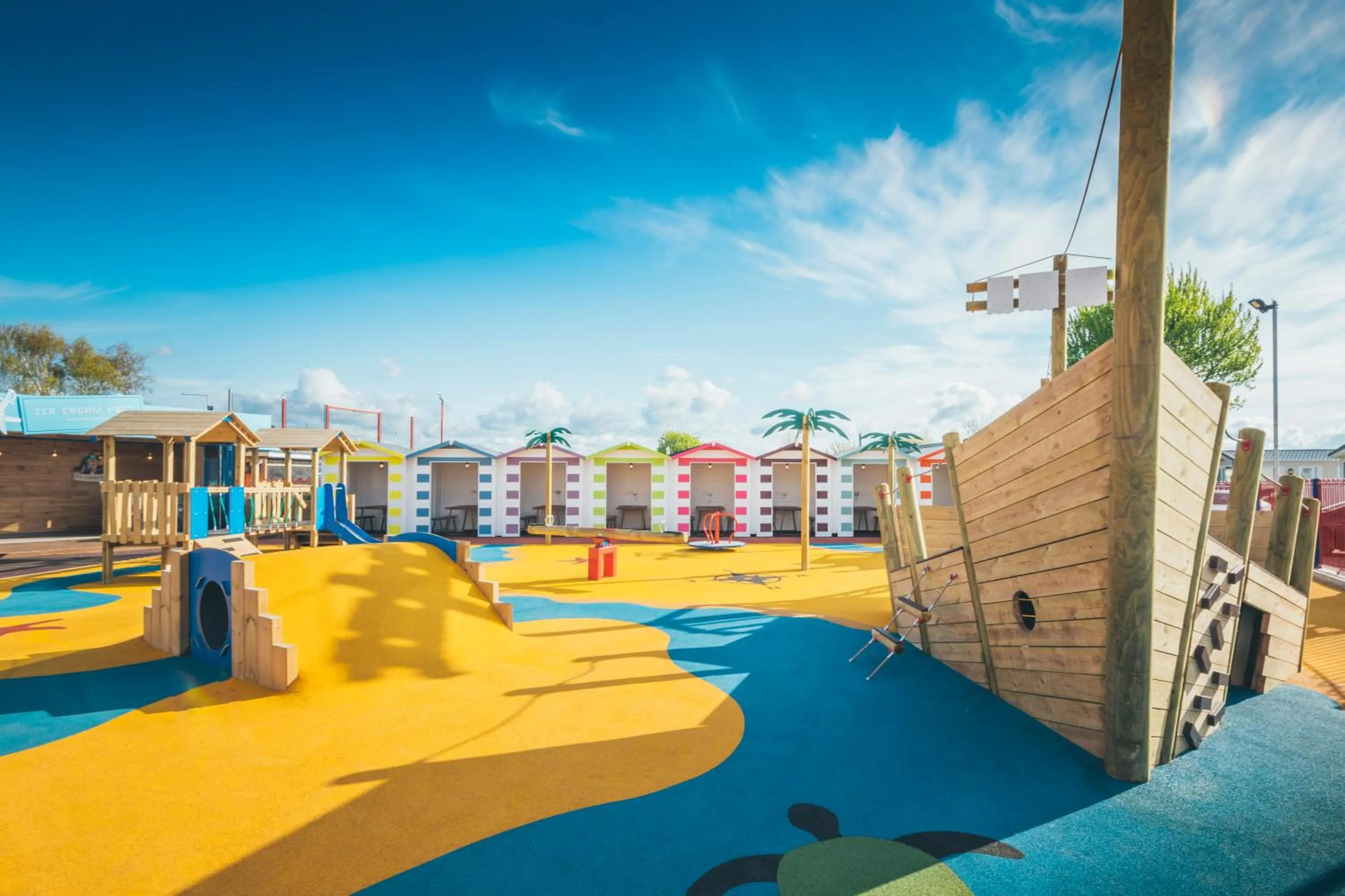 Children play ground in Marine Holiday Park