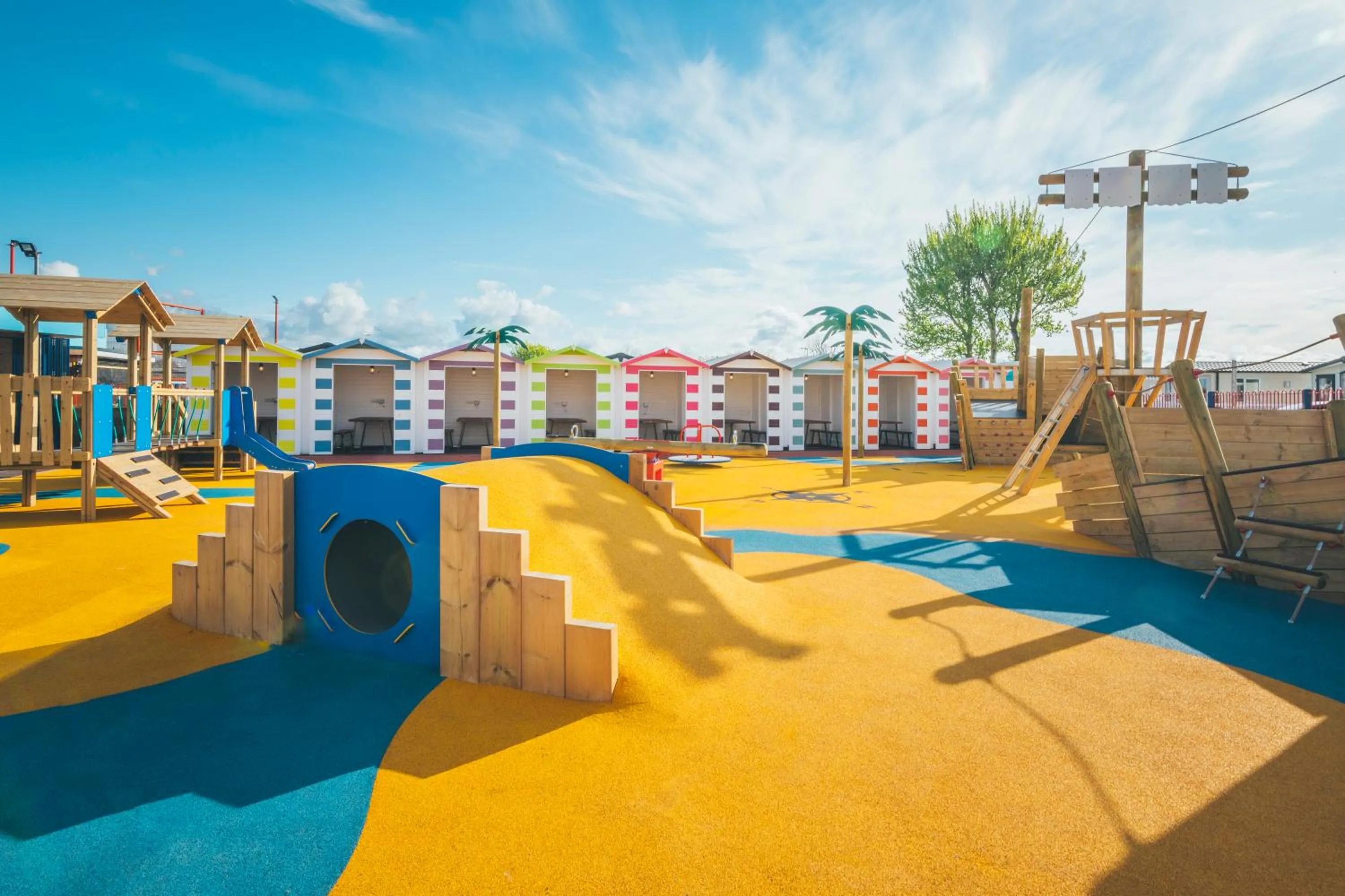 Children play ground in Marine Holiday Park