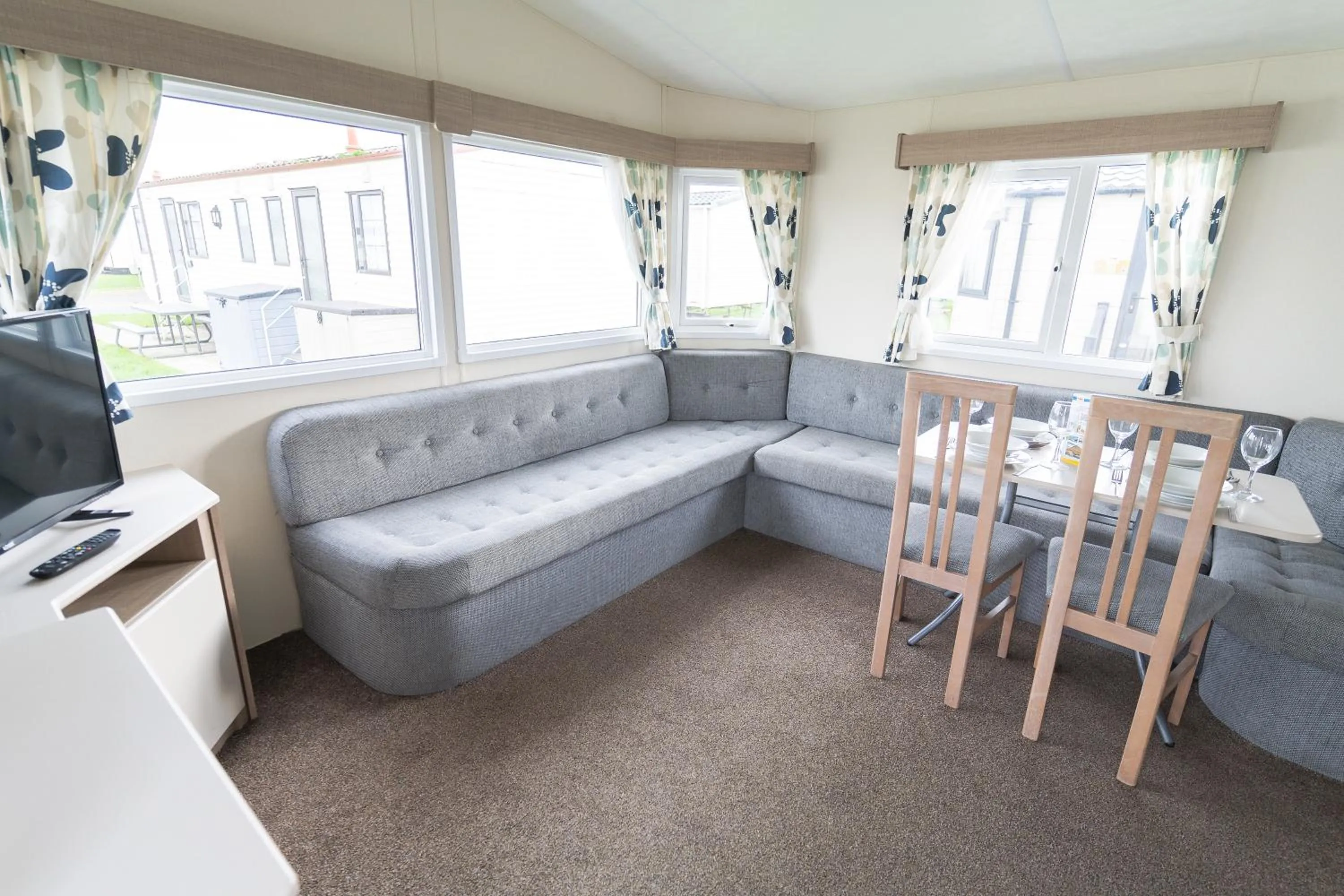 Seating area in Marine Holiday Park