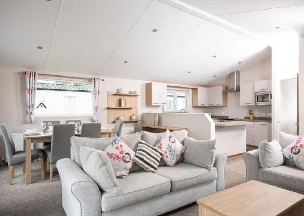 Living room in Marine Holiday Park