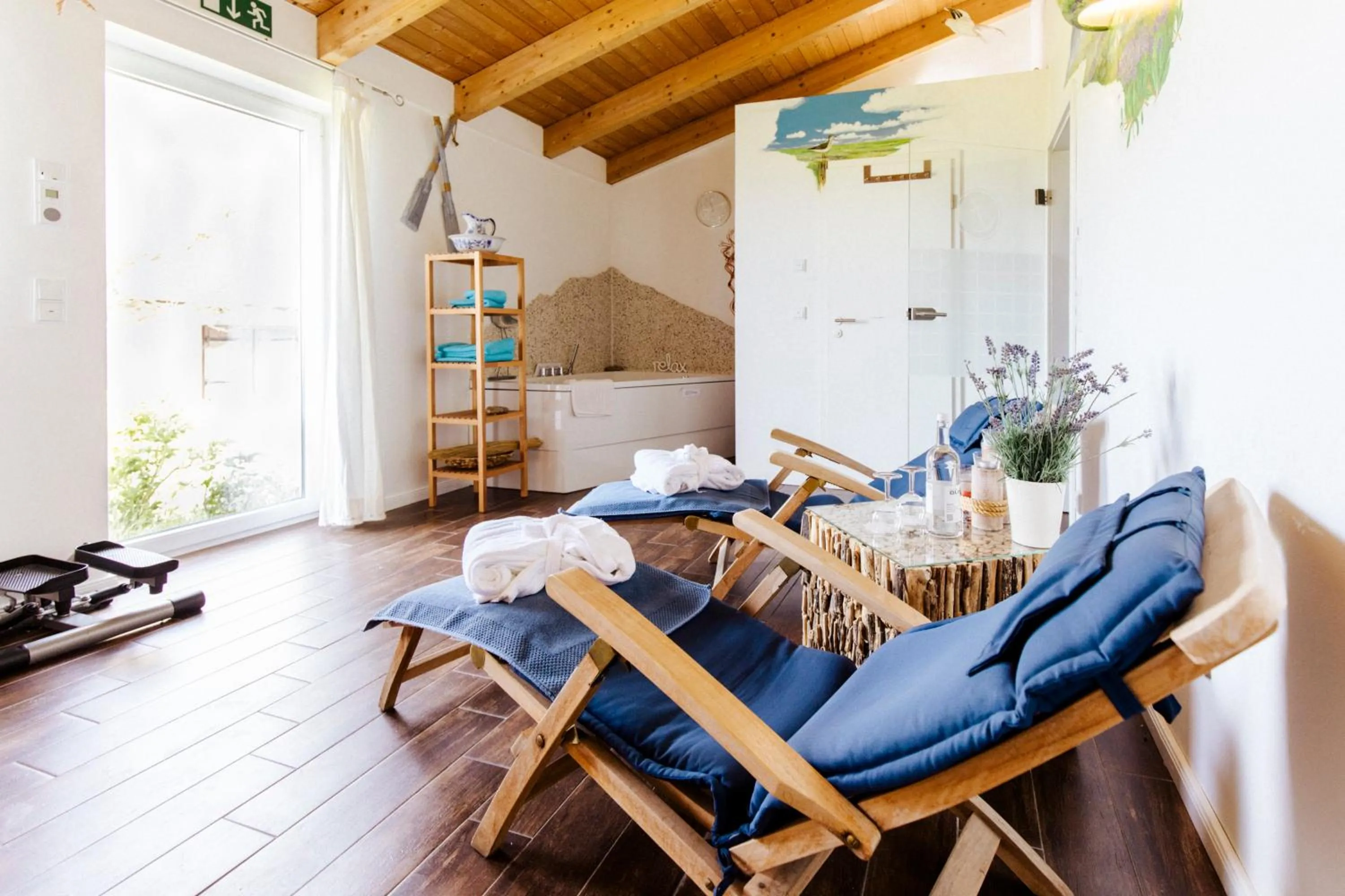 Sauna in Anker's Hörn - Hotel & Restaurant auf der Hallig Langeness