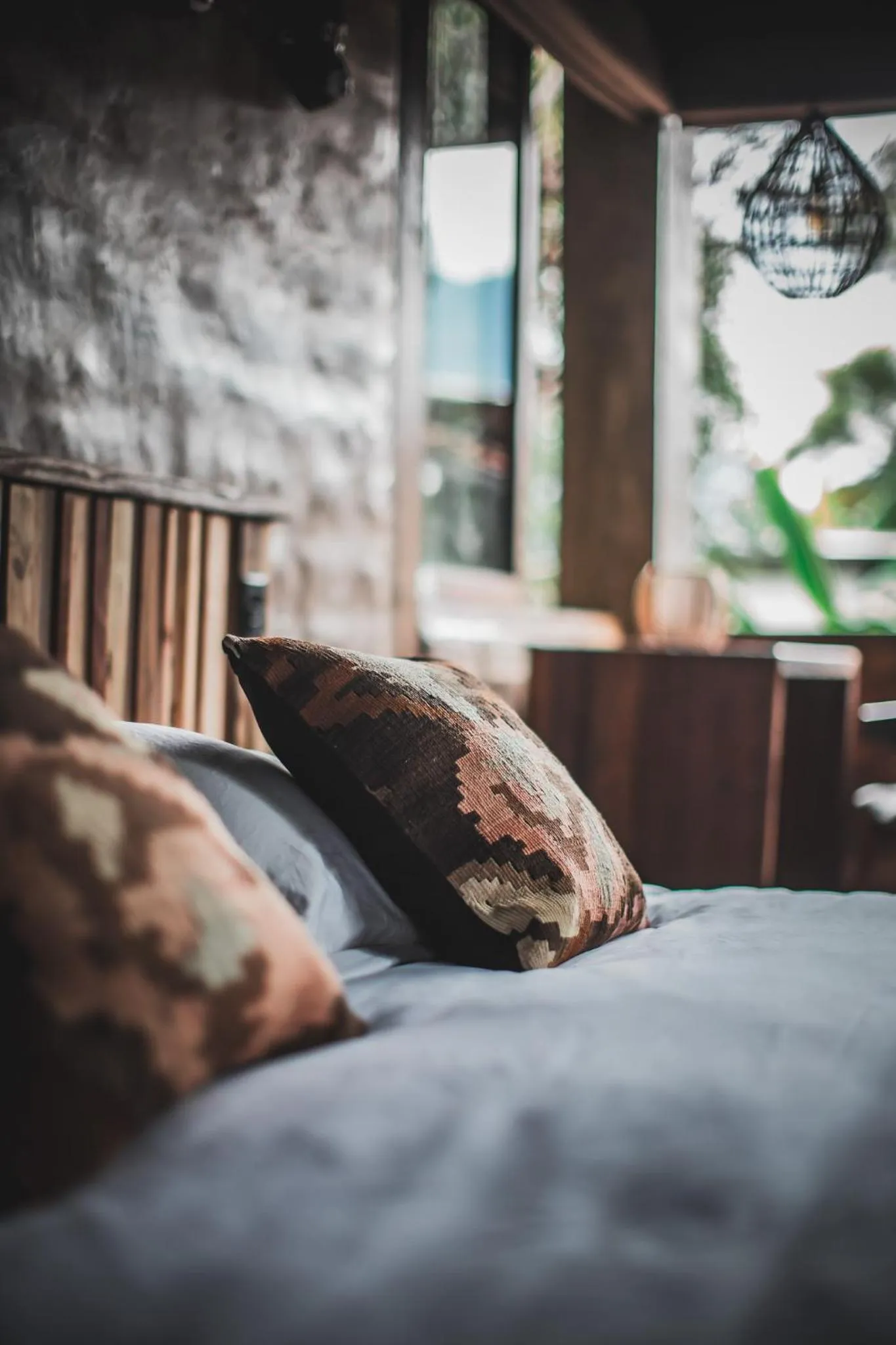 Bed in Lush Atitlán