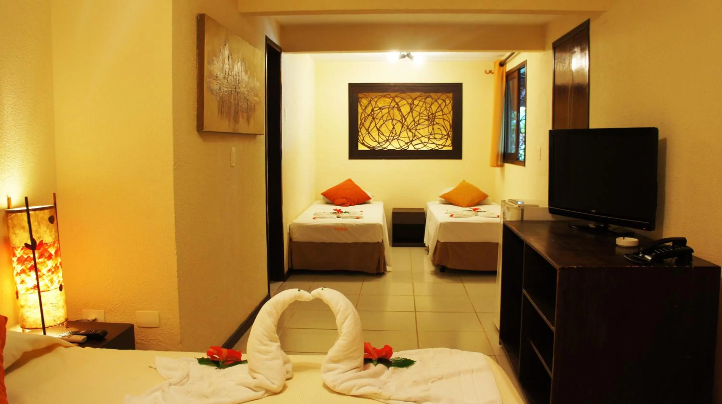 Bedroom, Bed in Hotel Aconchego Porto de Galinhas