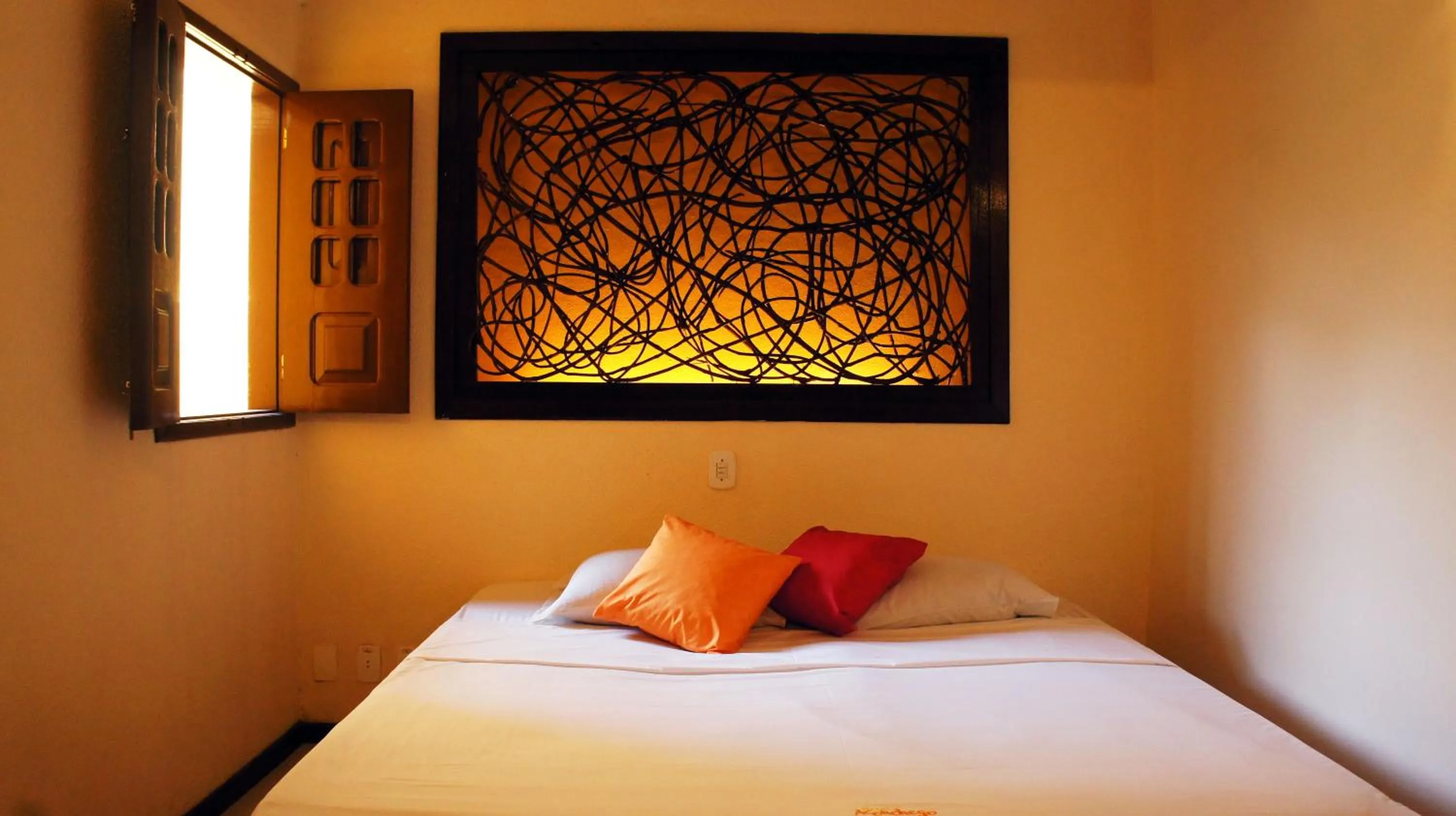 Bed in Hotel Aconchego Porto de Galinhas