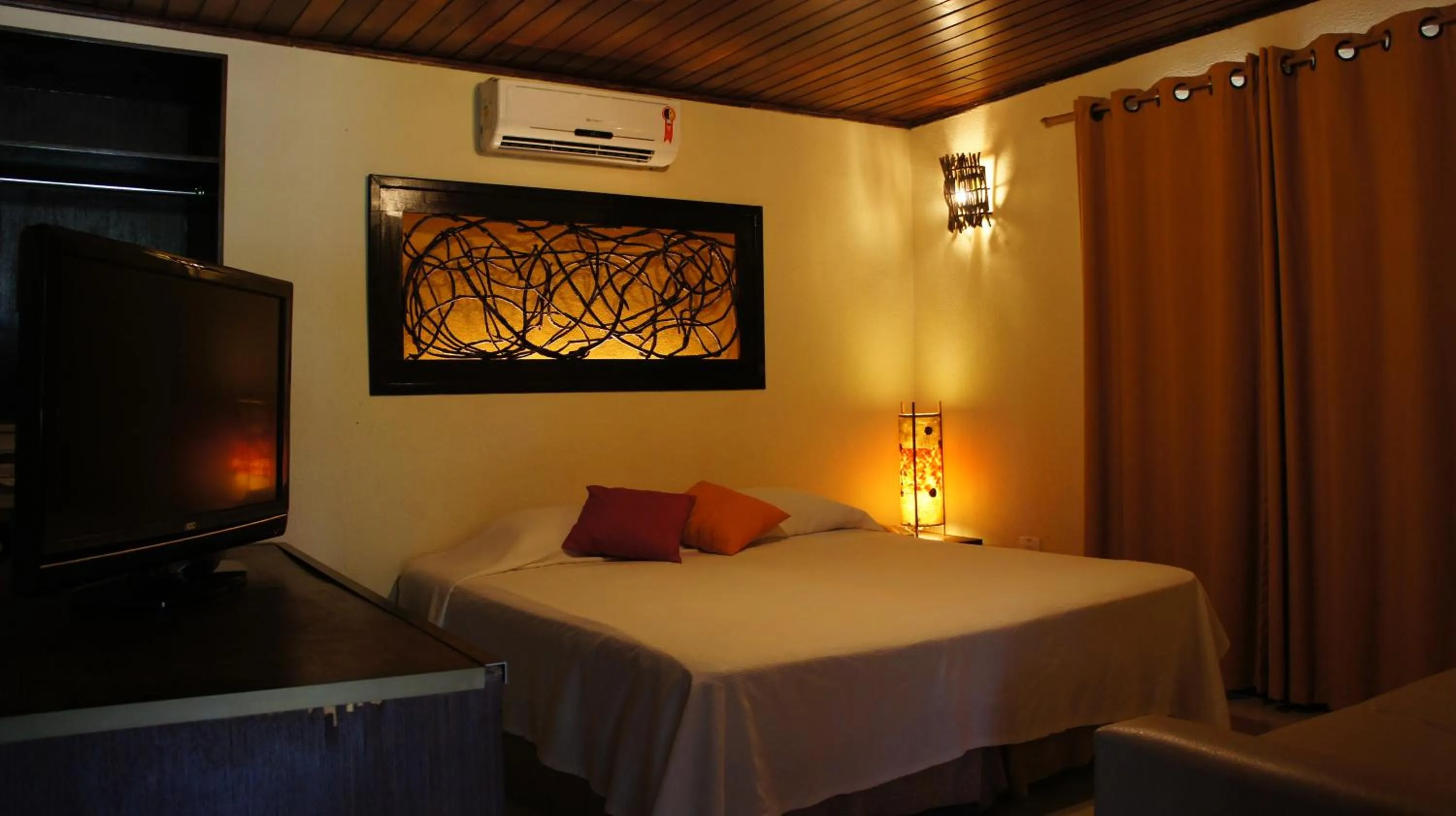 Bedroom, Bed in Hotel Aconchego Porto de Galinhas