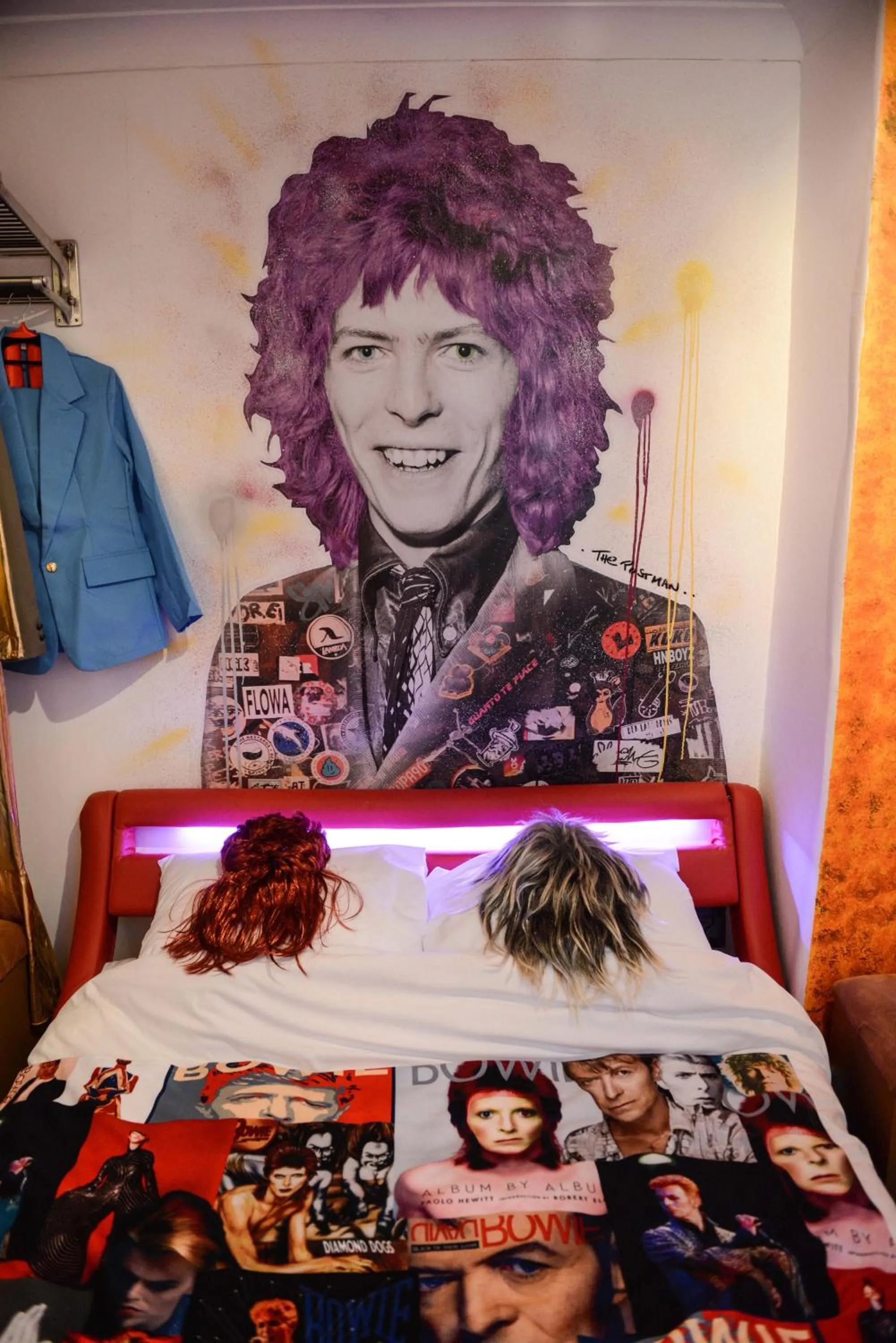 Bed in Hotel Pelirocco