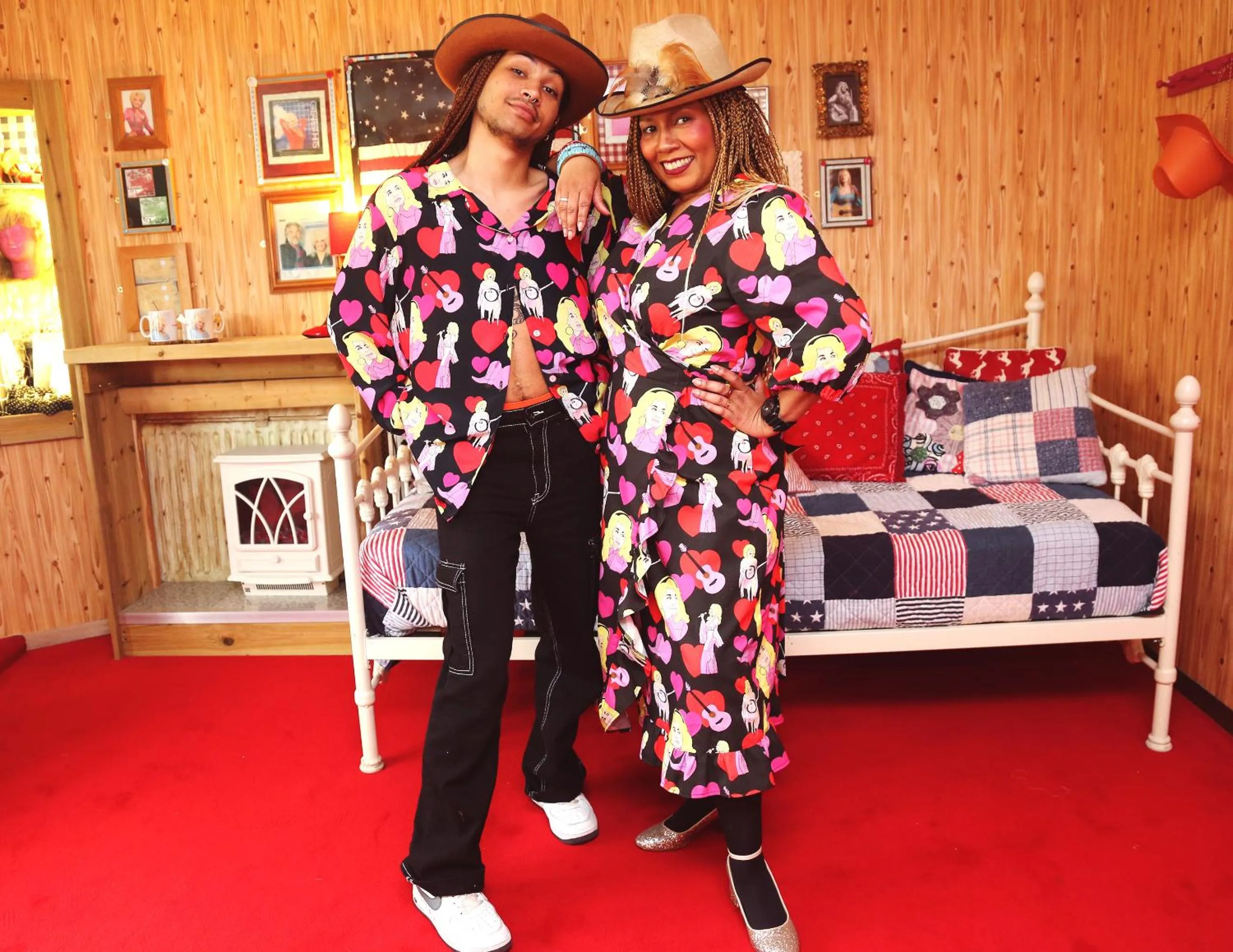 Bed in Hotel Pelirocco