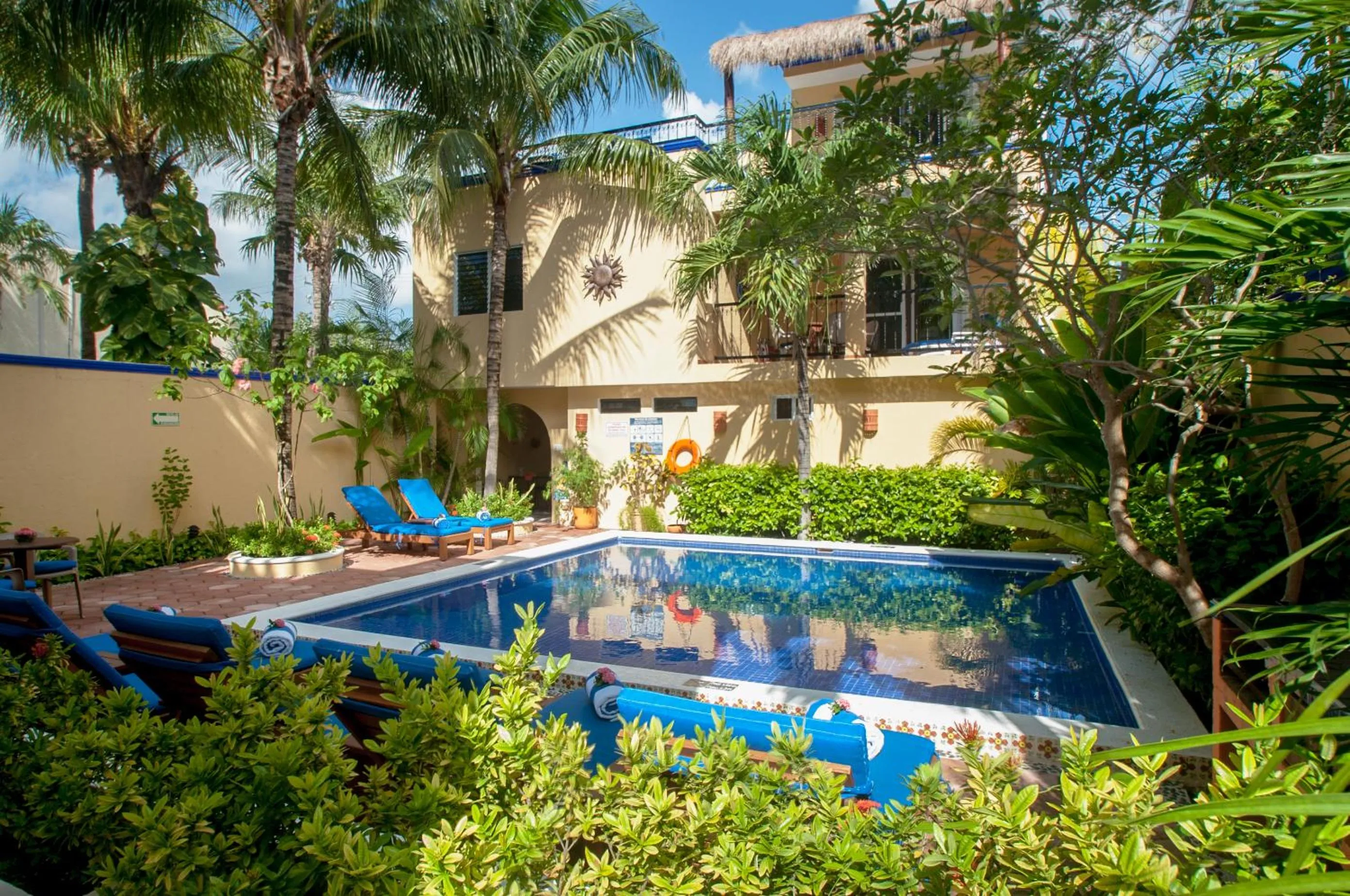 Pool view in Abbey Del Sol - Beach-steps condos