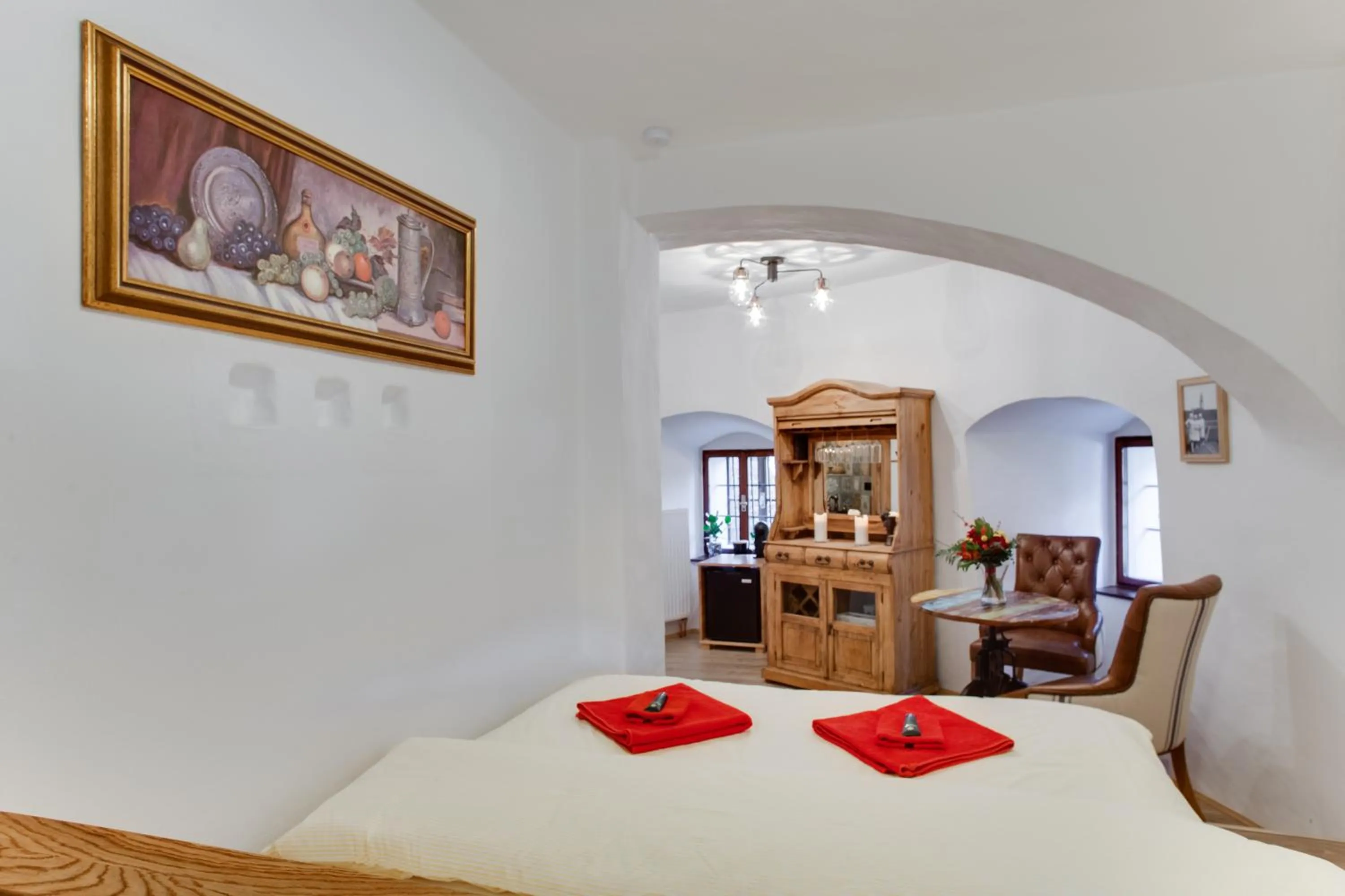 Bedroom, Bed in Krumlov Tower