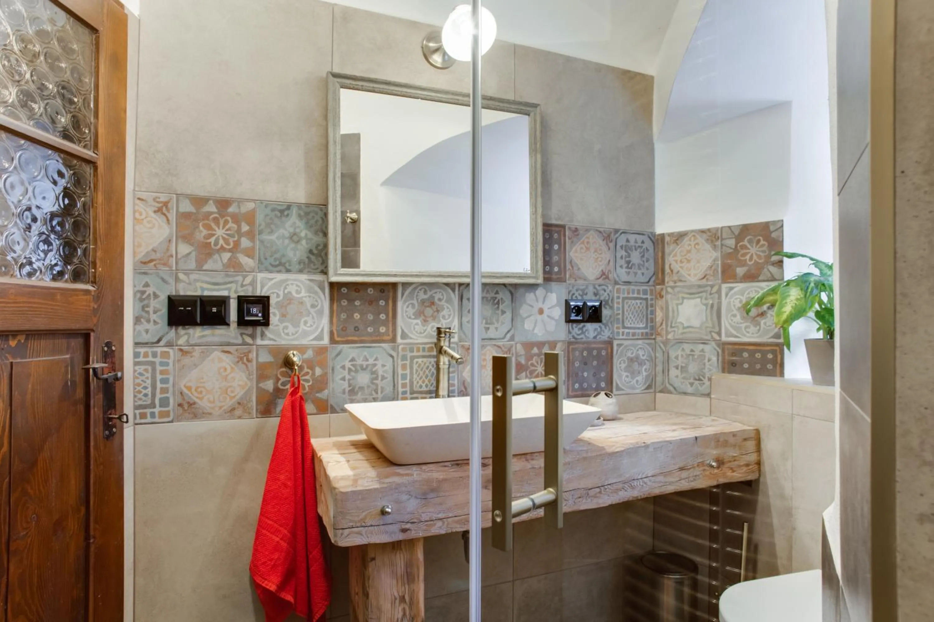 Bathroom in Krumlov Tower