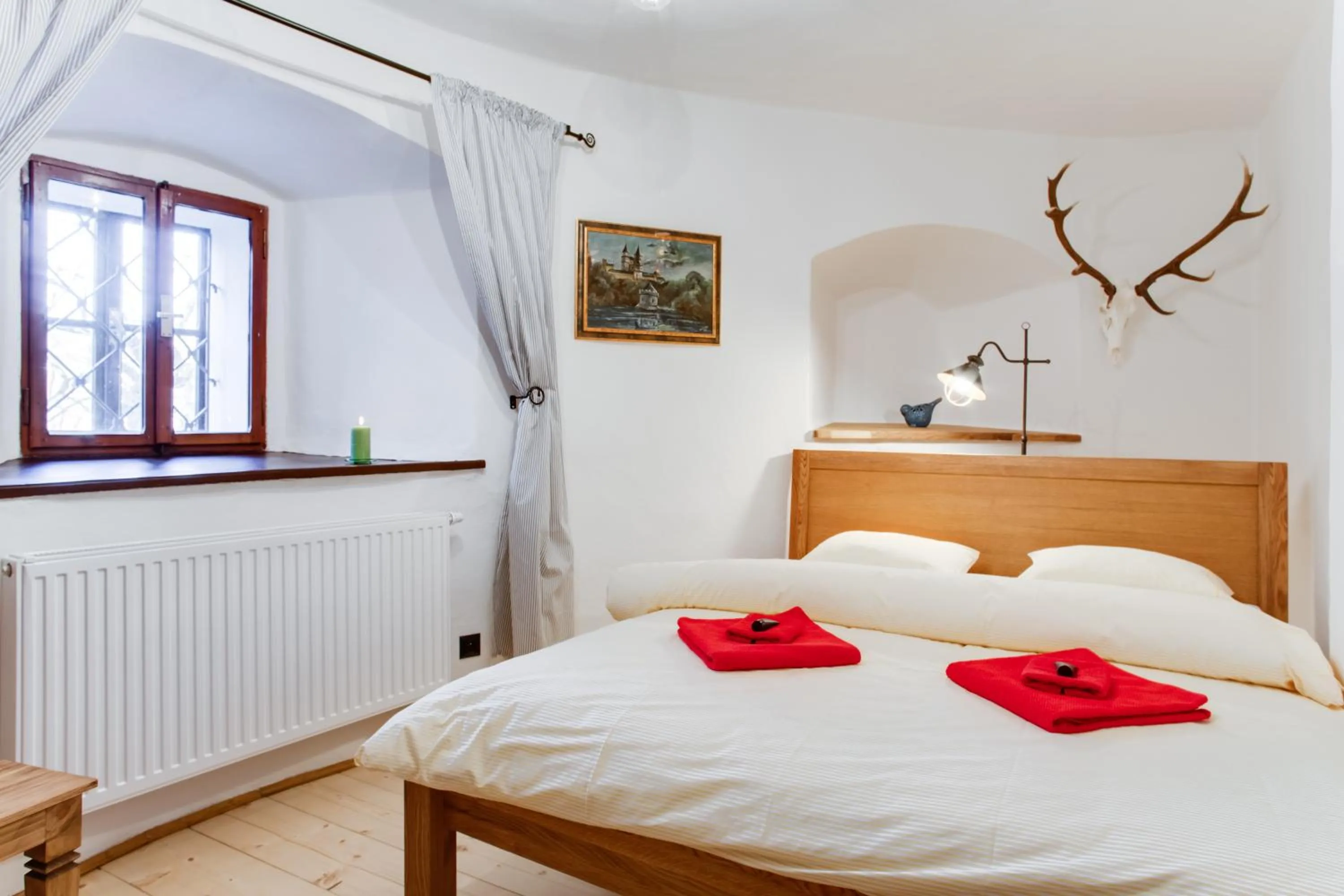 Bedroom, Bed in Krumlov Tower