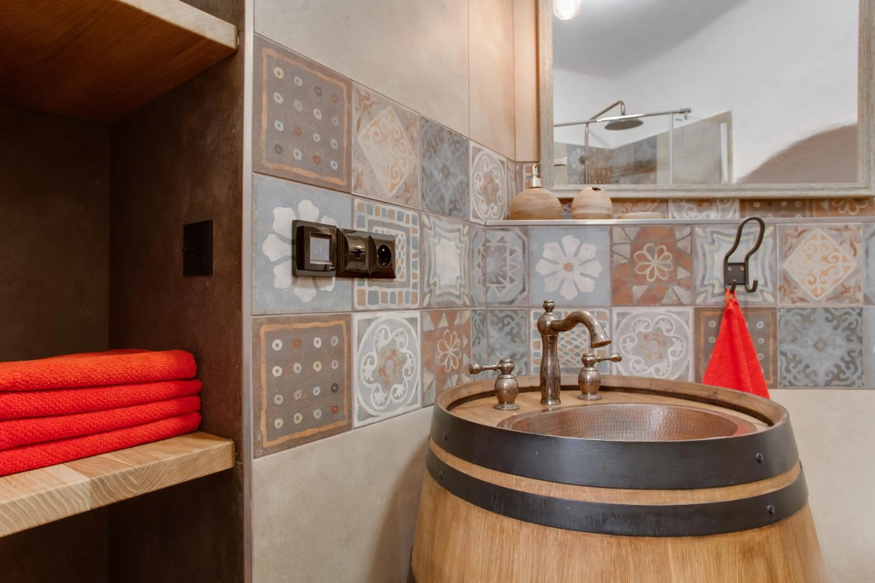 Bathroom in Krumlov Tower