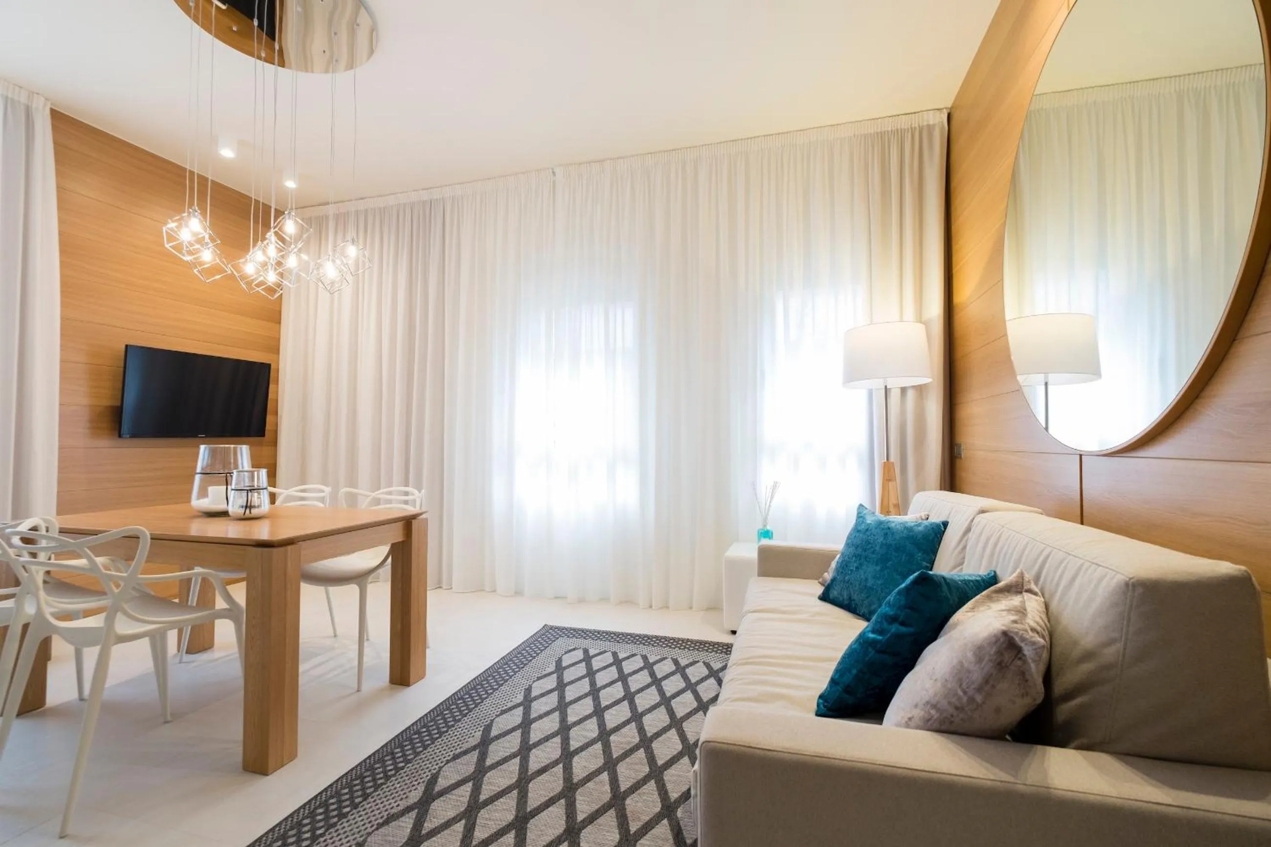 Living room in Metropol Ceccarini Suite - Luxury apartments