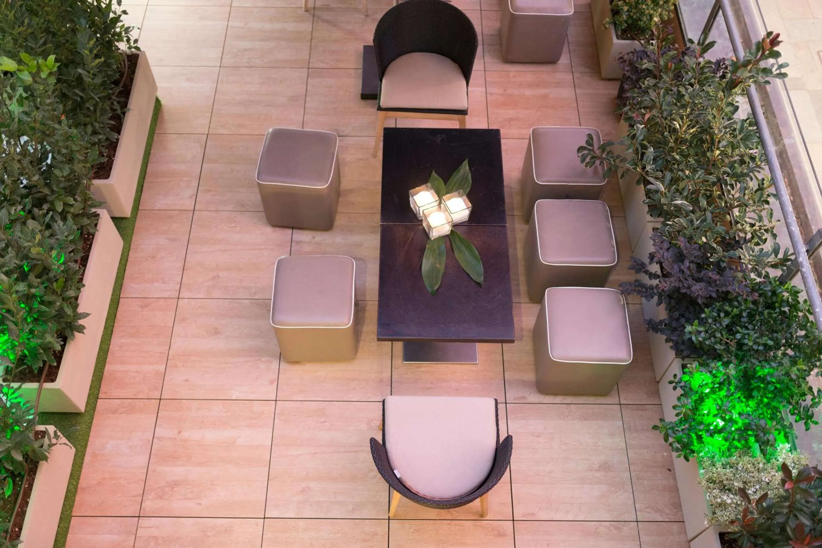 Patio in Metropol Ceccarini Suite - Luxury apartments