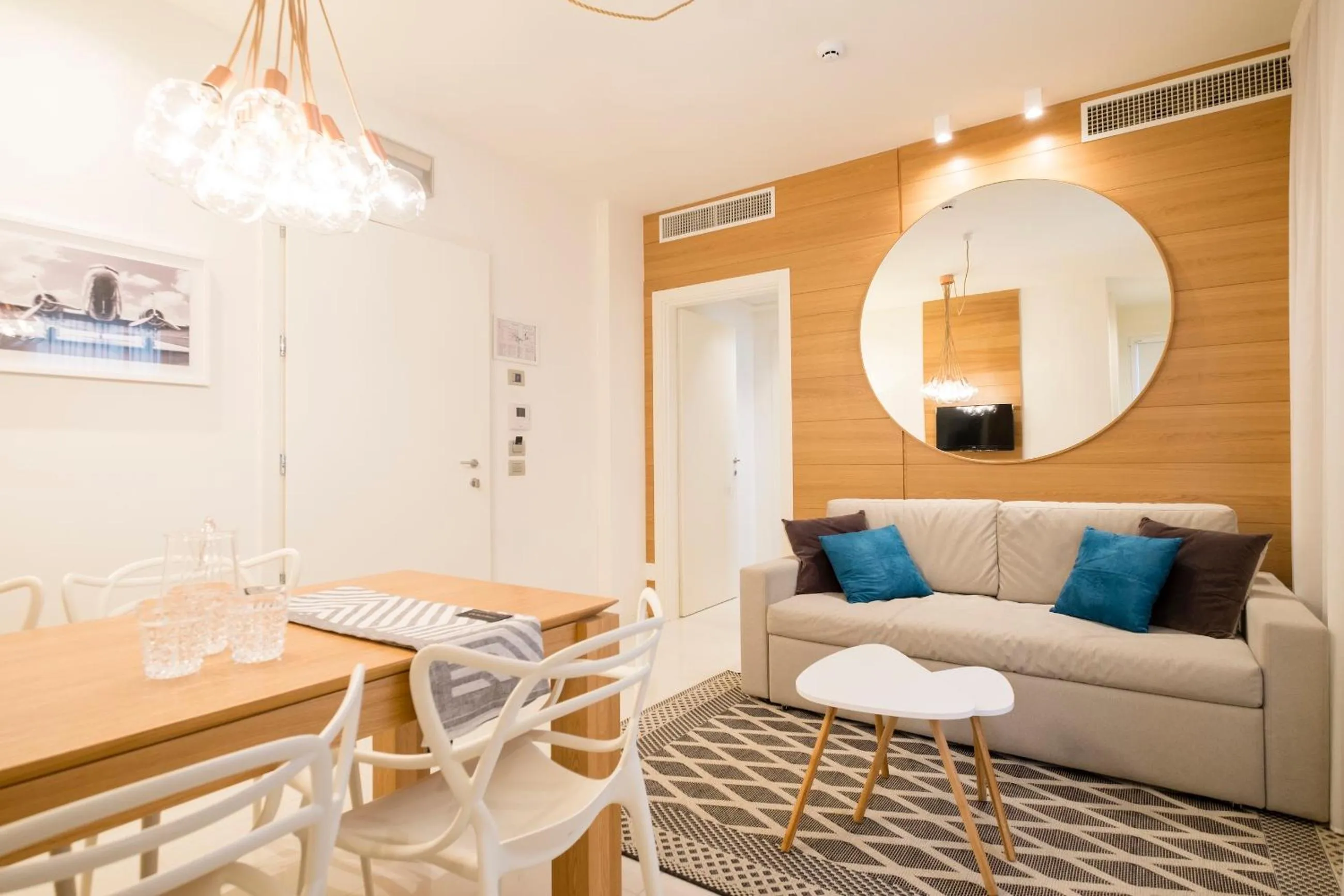 Living room in Metropol Ceccarini Suite - Luxury apartments