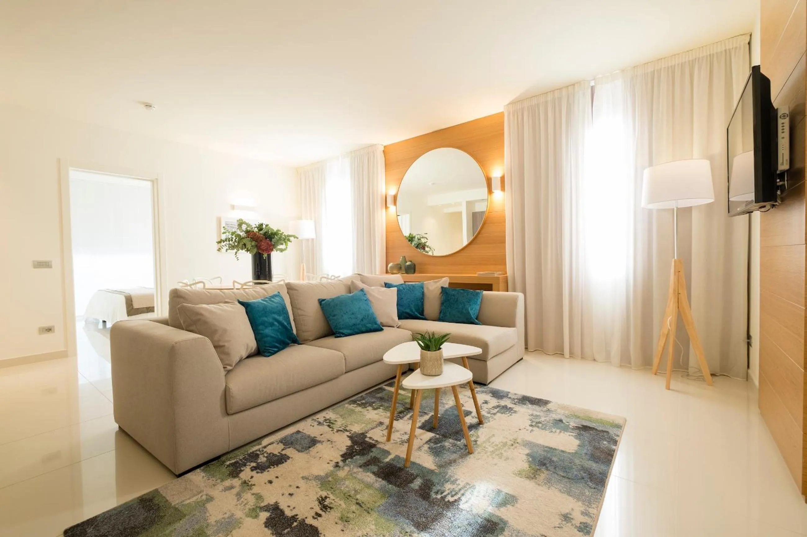 Living room in Metropol Ceccarini Suite - Luxury apartments