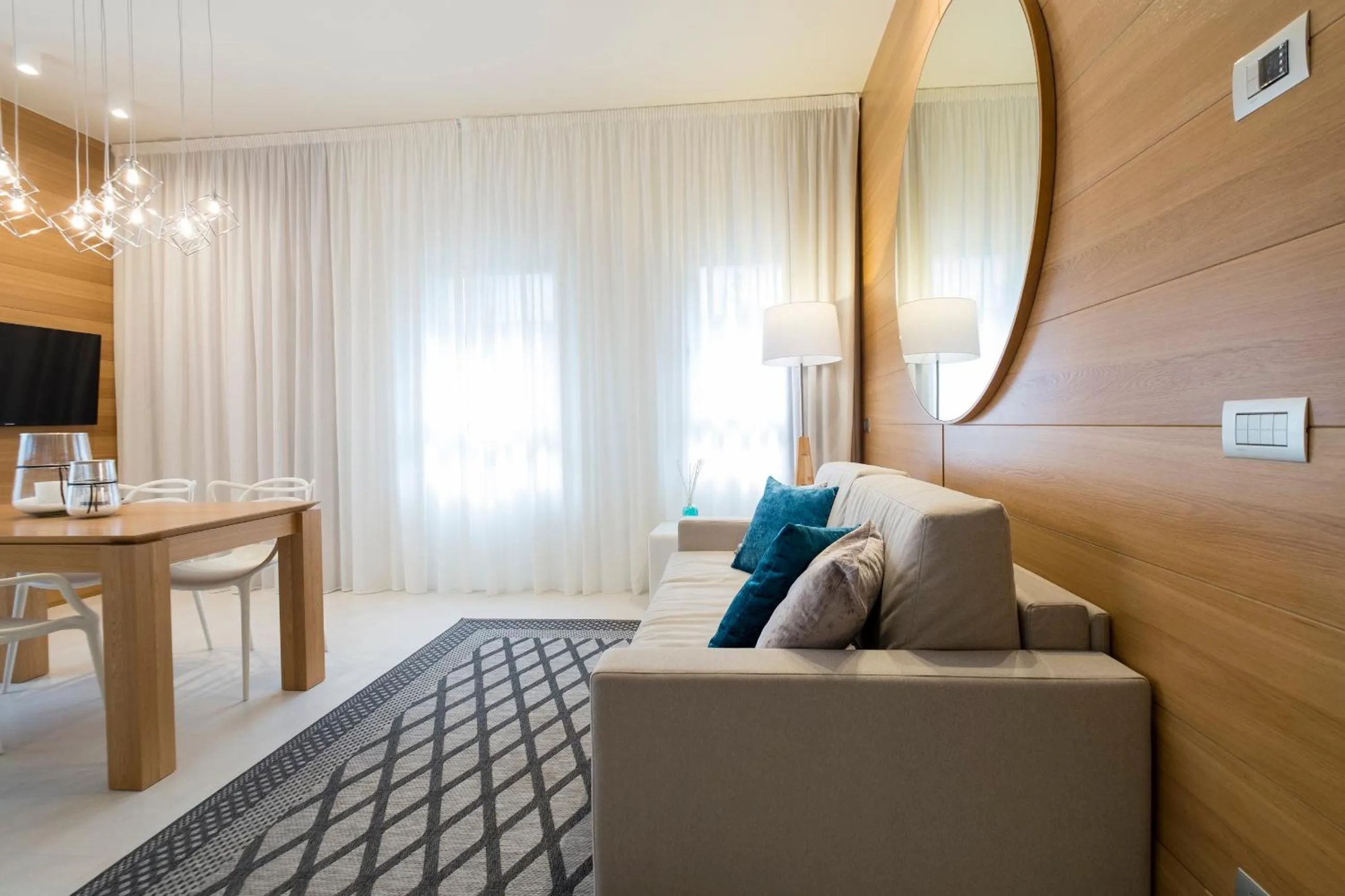 Living room in Metropol Ceccarini Suite - Luxury apartments