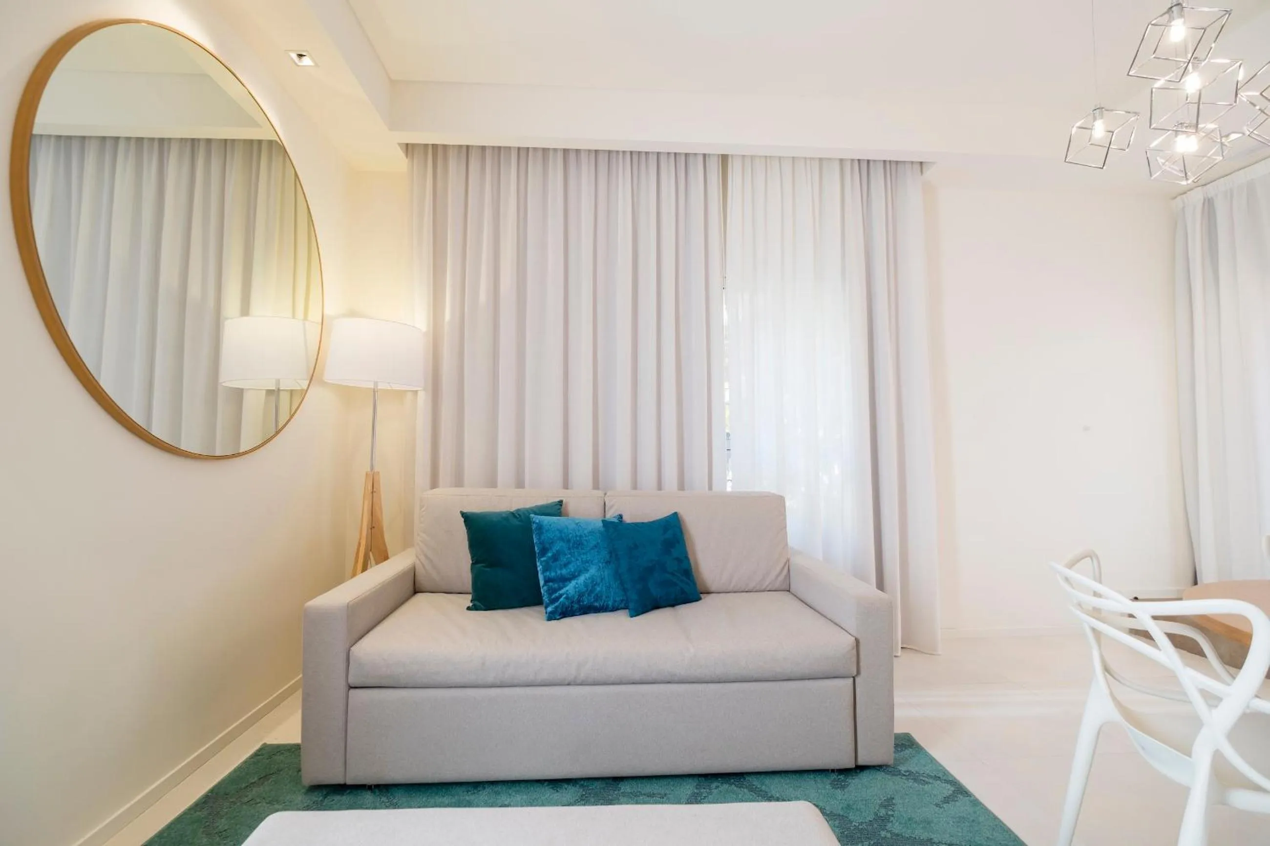 Living room in Metropol Ceccarini Suite - Luxury apartments