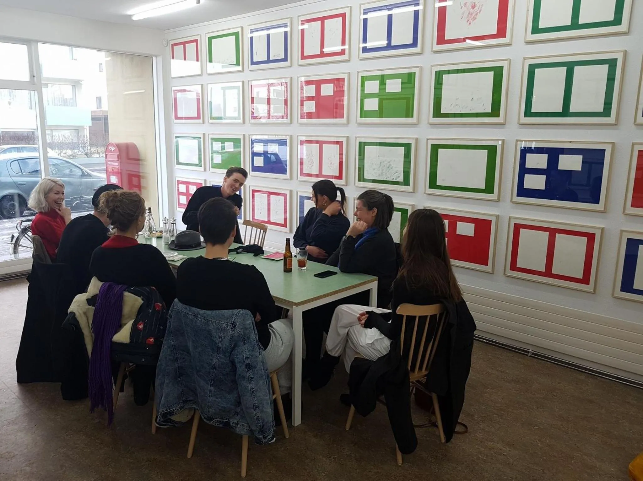 Restaurant/places to eat in Lækur Hostel