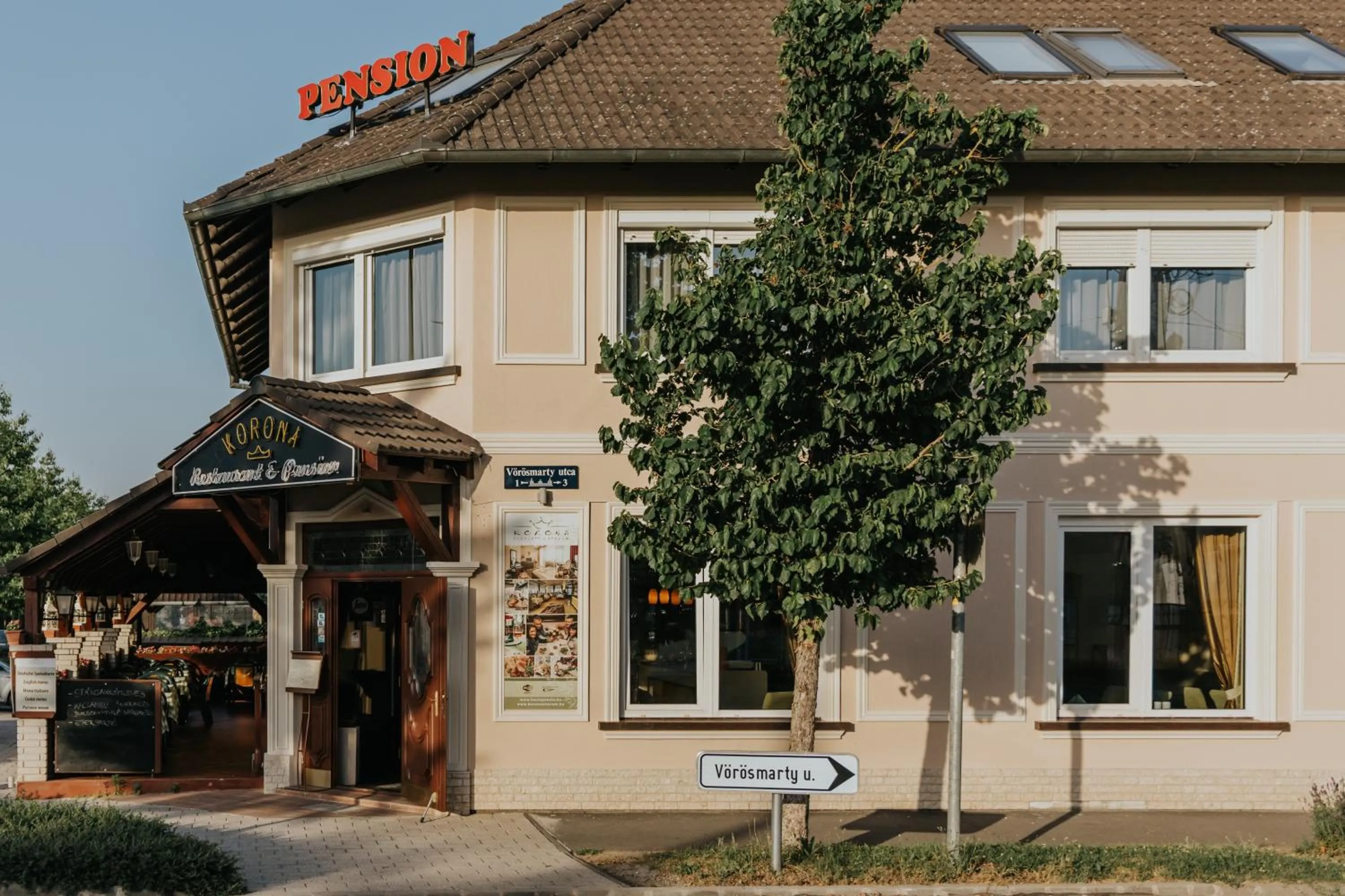 Property building in Korona Pension and Restaurant