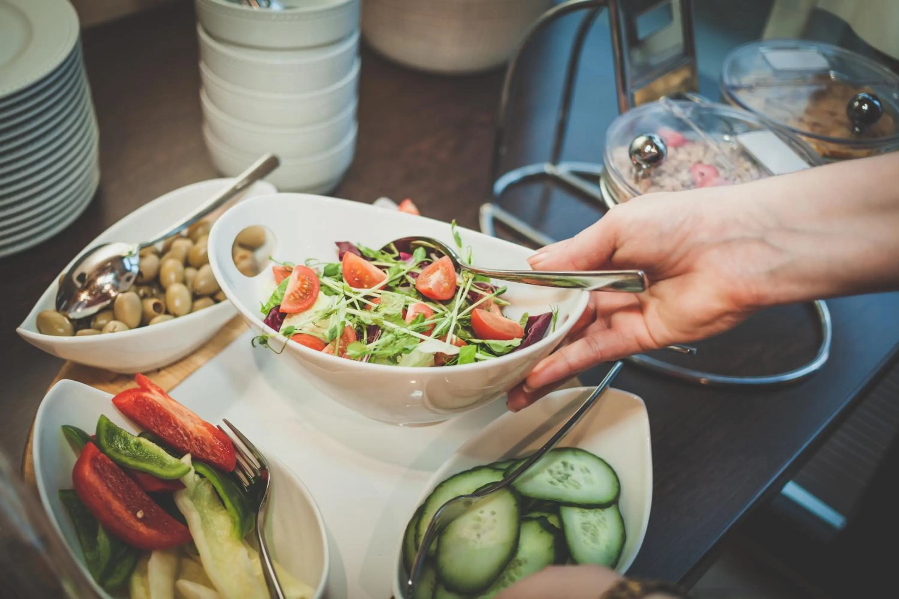 Breakfast in Korona Pension and Restaurant