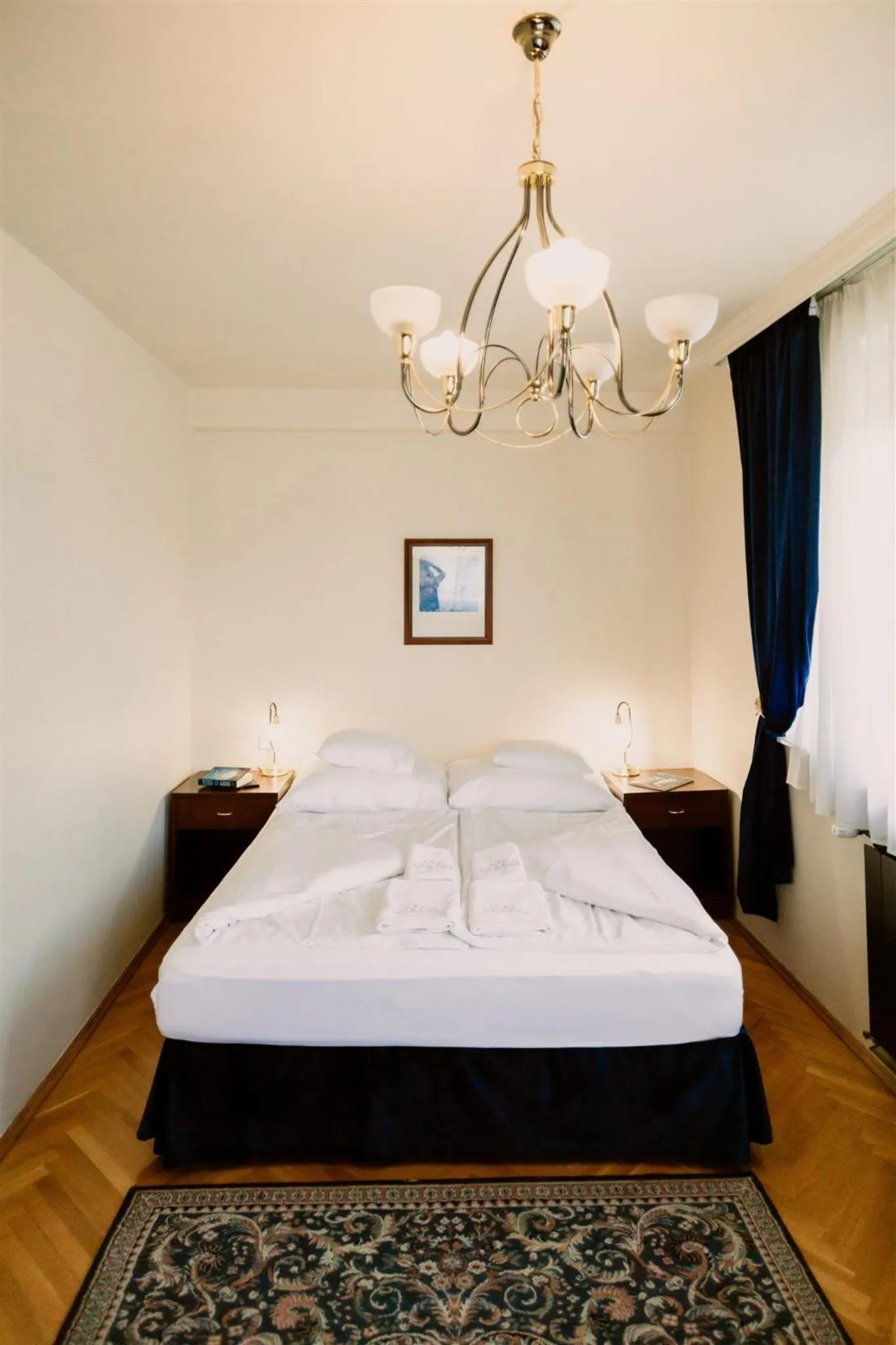 Bed in Korona Pension and Restaurant