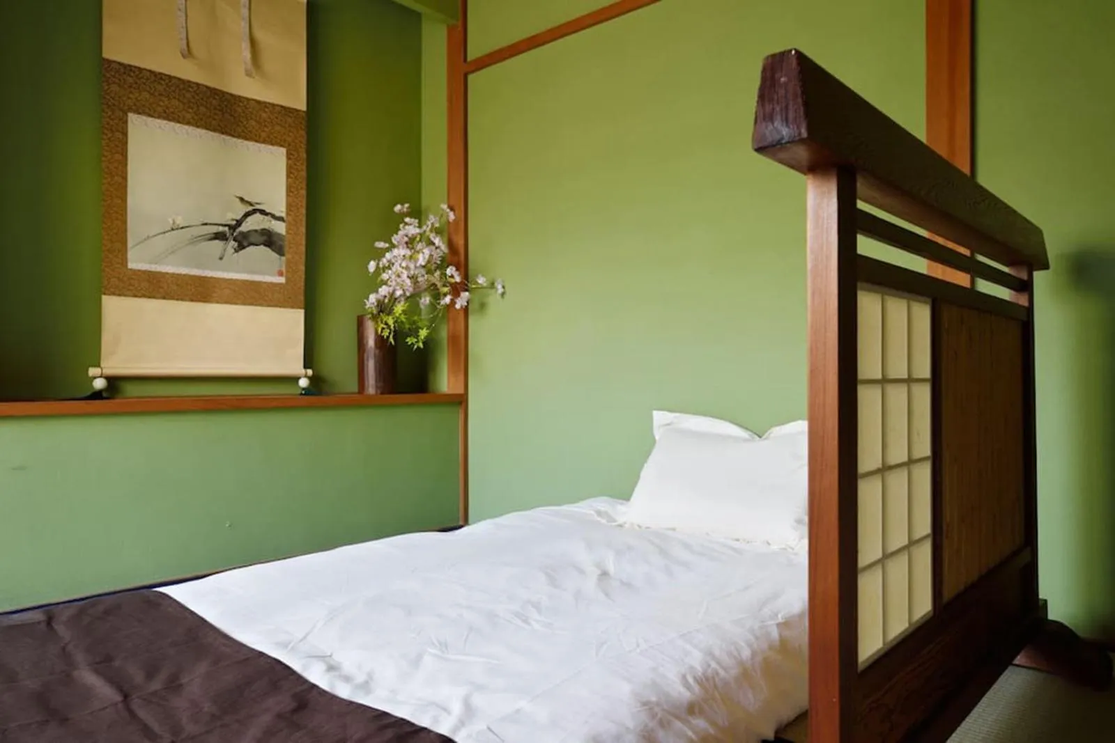 Bed in City Hotel Osaka Nishikujo