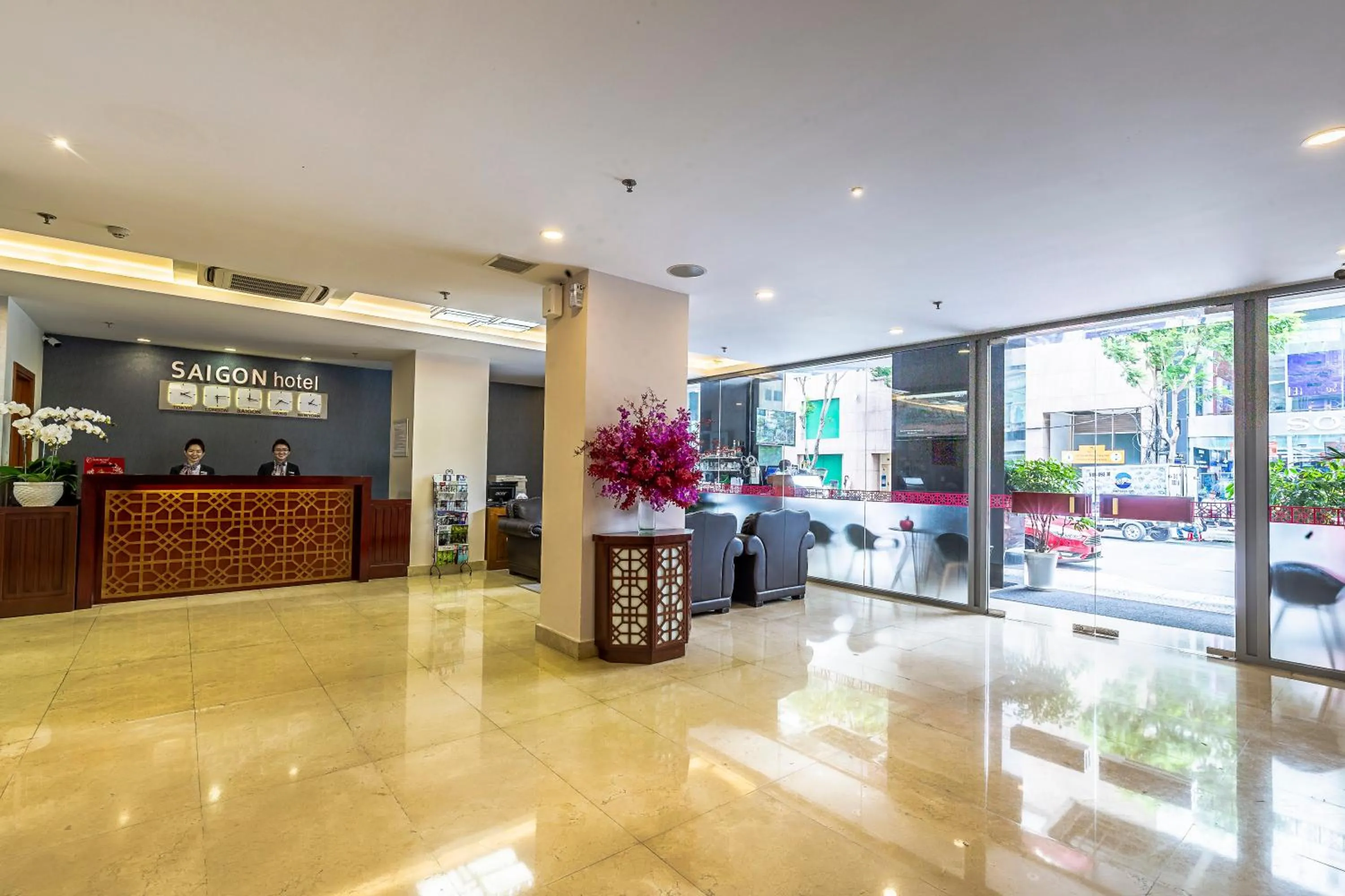 Lobby or reception in Saigon Hotel