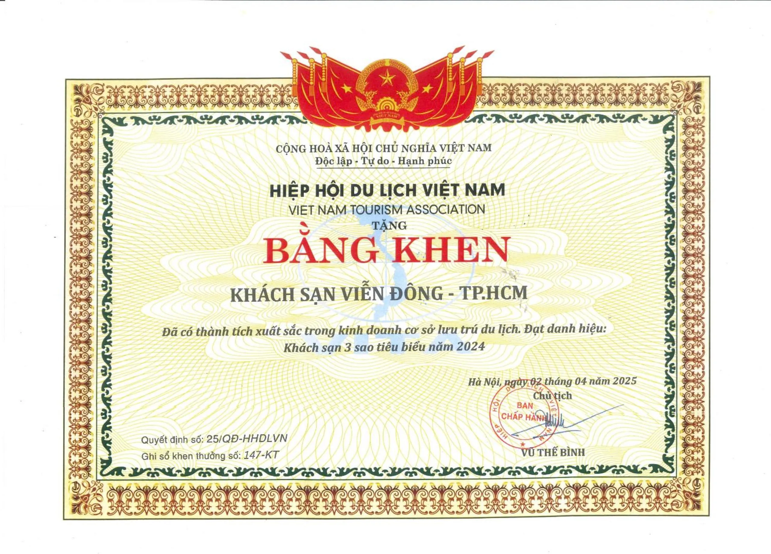 Property building in Vien Dong Hotel - Near Bui Vien Walking Street