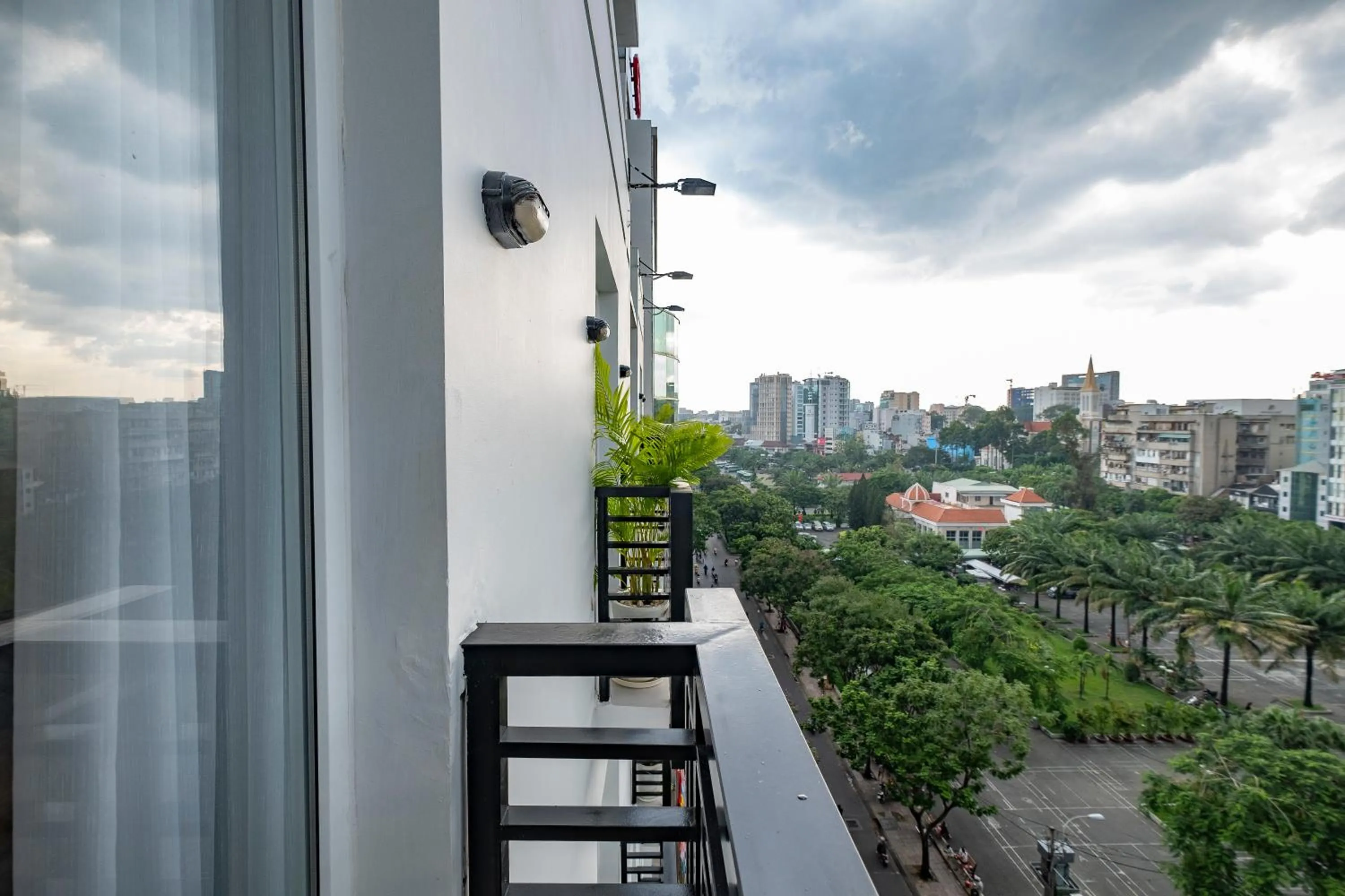 Balcony/Terrace in Vien Dong Hotel - Near Bui Vien Walking Street