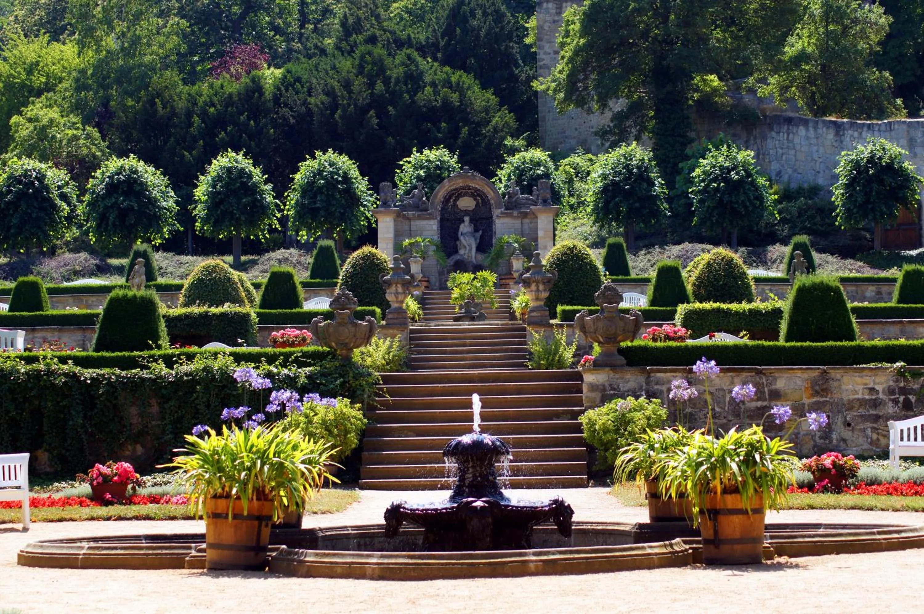 Garden in Schlosshotel Blankenburg
