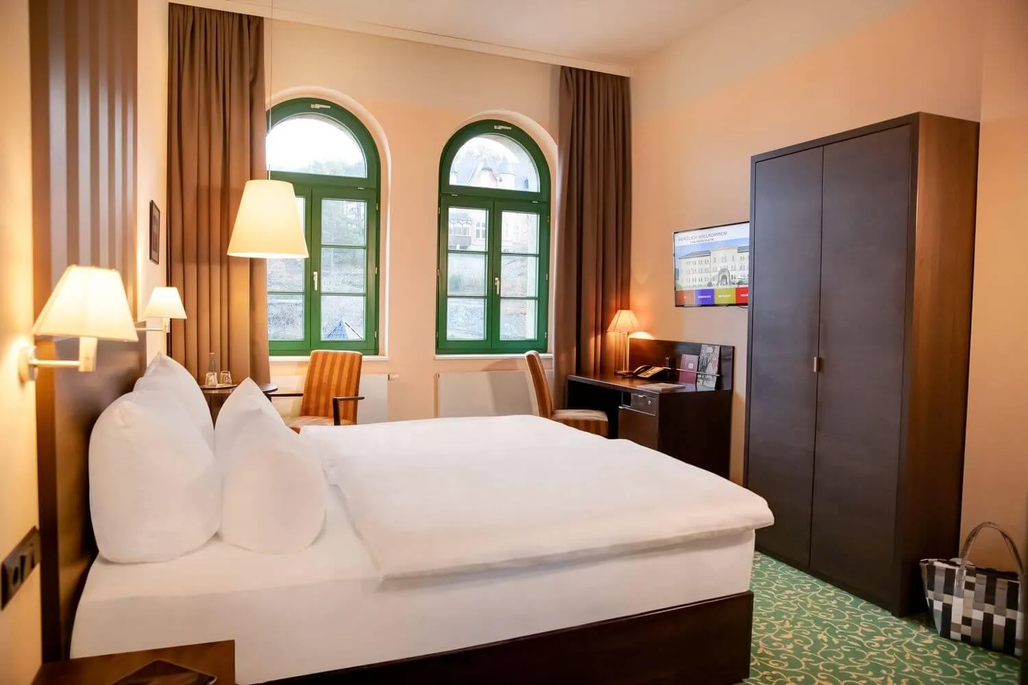 Bed in Schlosshotel Blankenburg