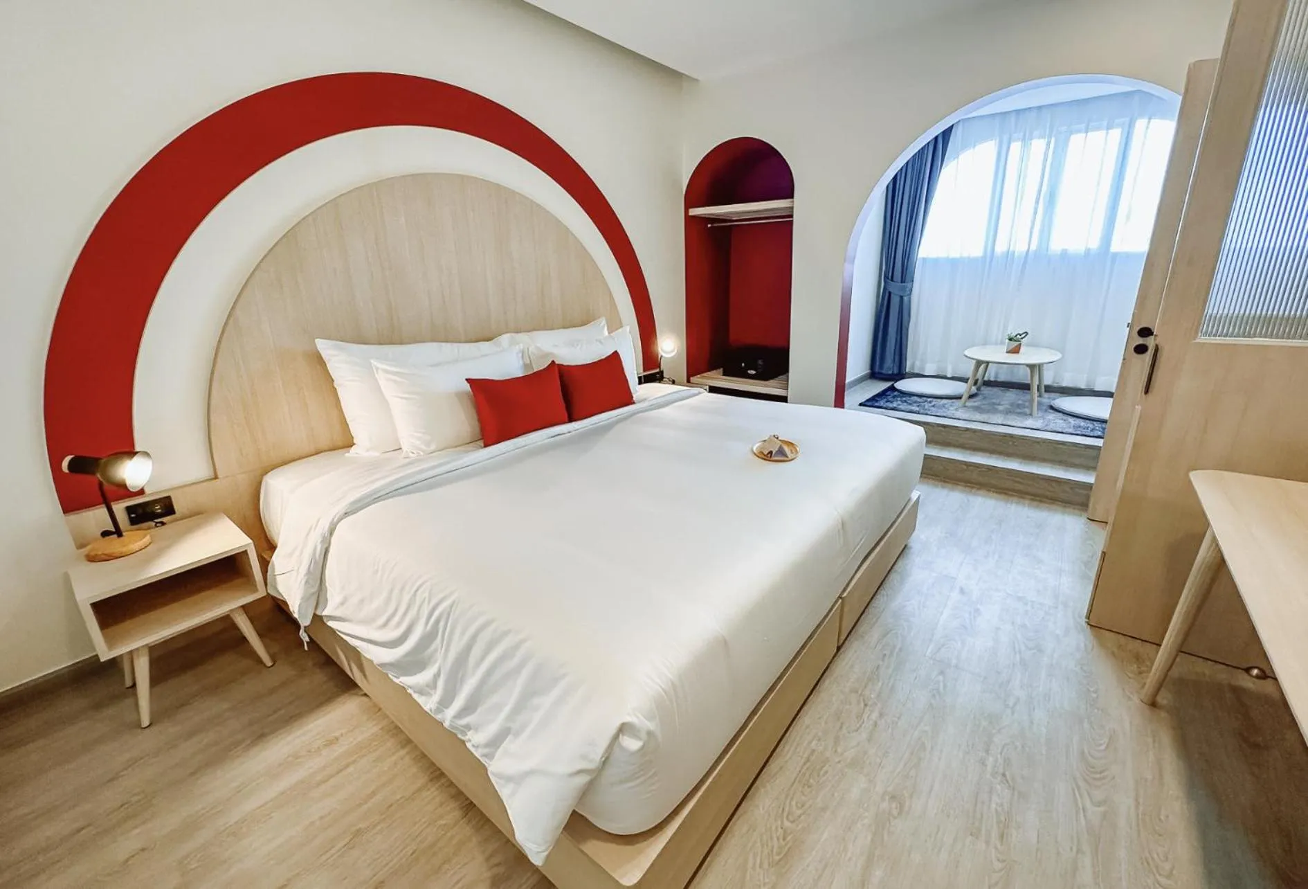 Bedroom, Bed in Hotel Midtown Ratsada