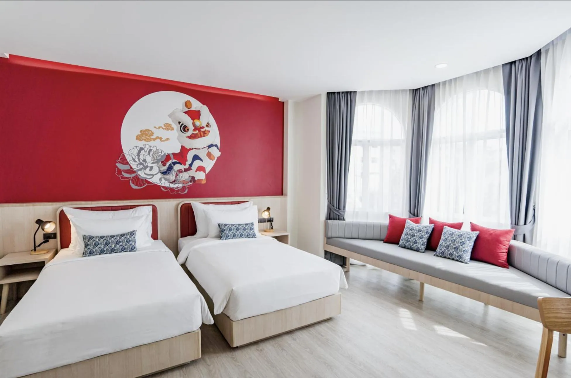 Bedroom, Bed in Hotel Midtown Ratsada