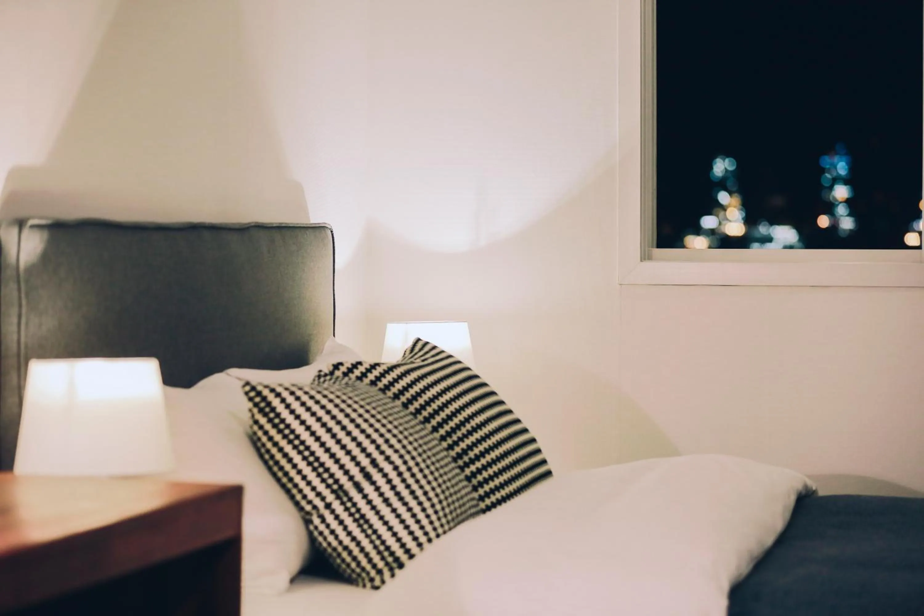 Bed in GONGGAN Residence Hotel