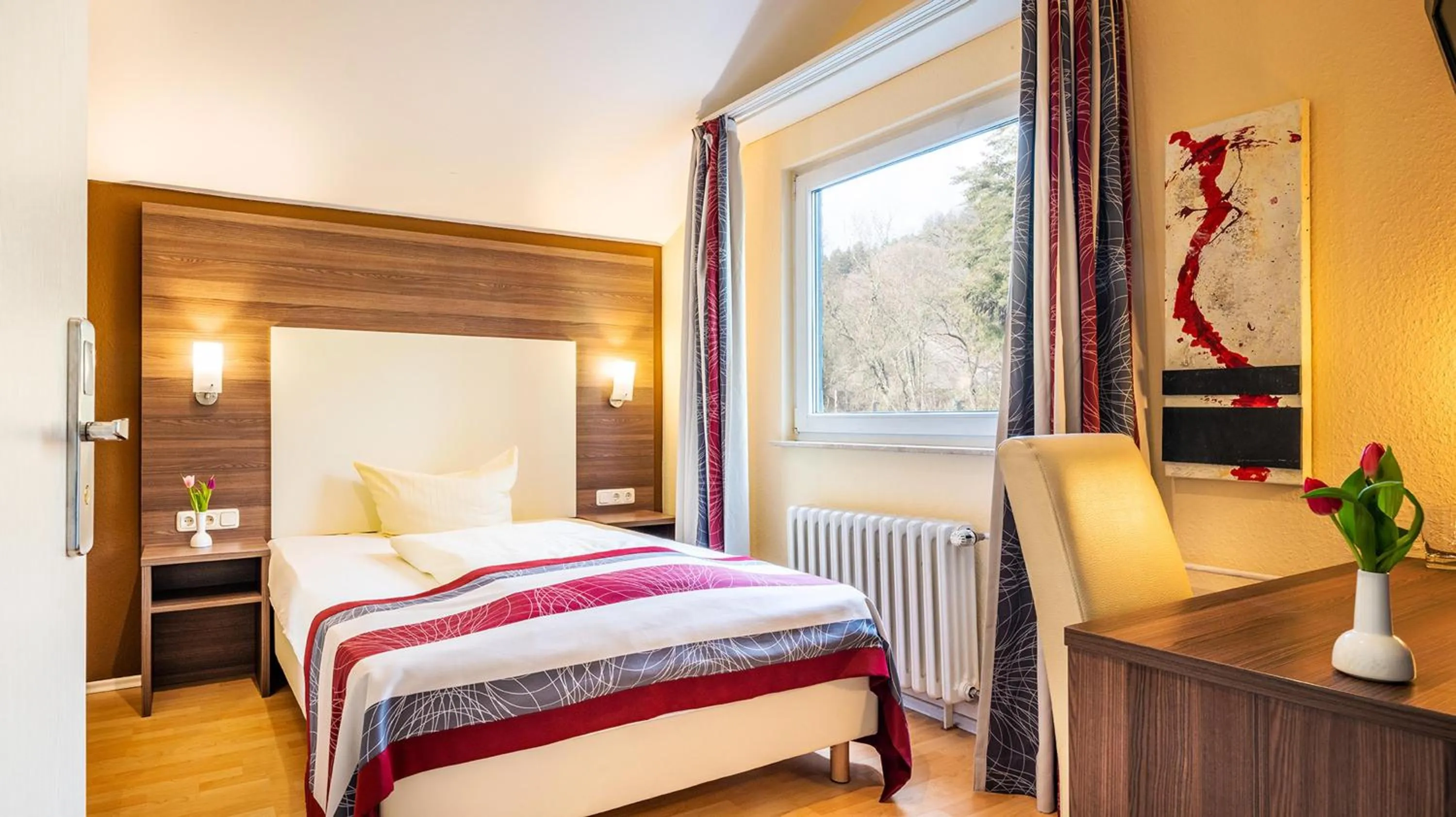 Bed in Schroeders Stadtwaldhotel