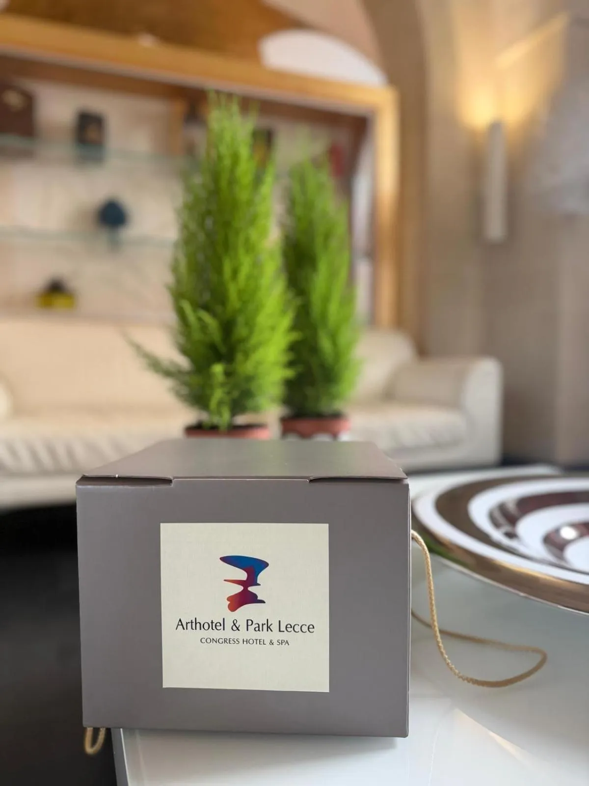 Lobby or reception, Bed in Arthotel & Park Lecce