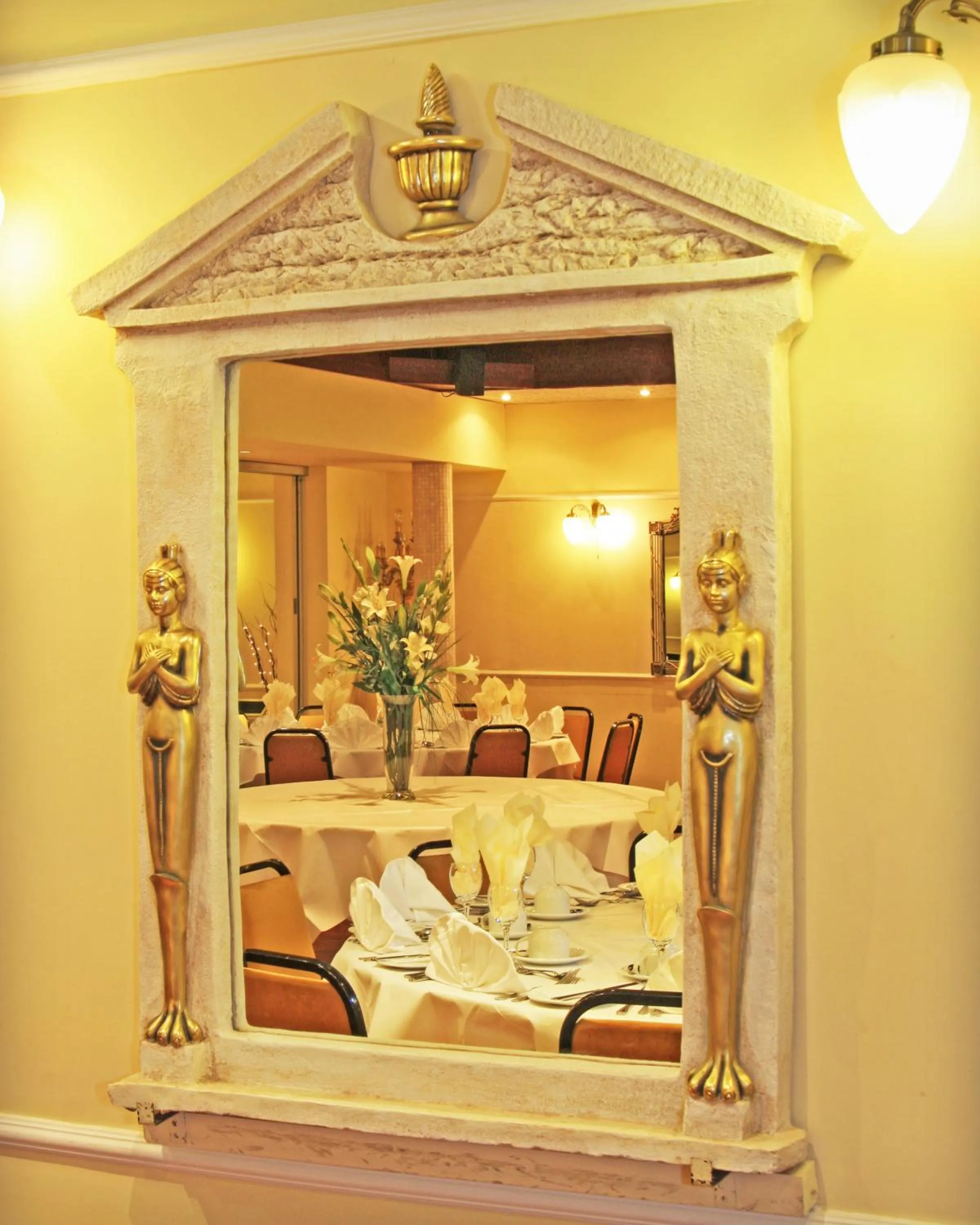 Decorative detail in Bedford Hotel