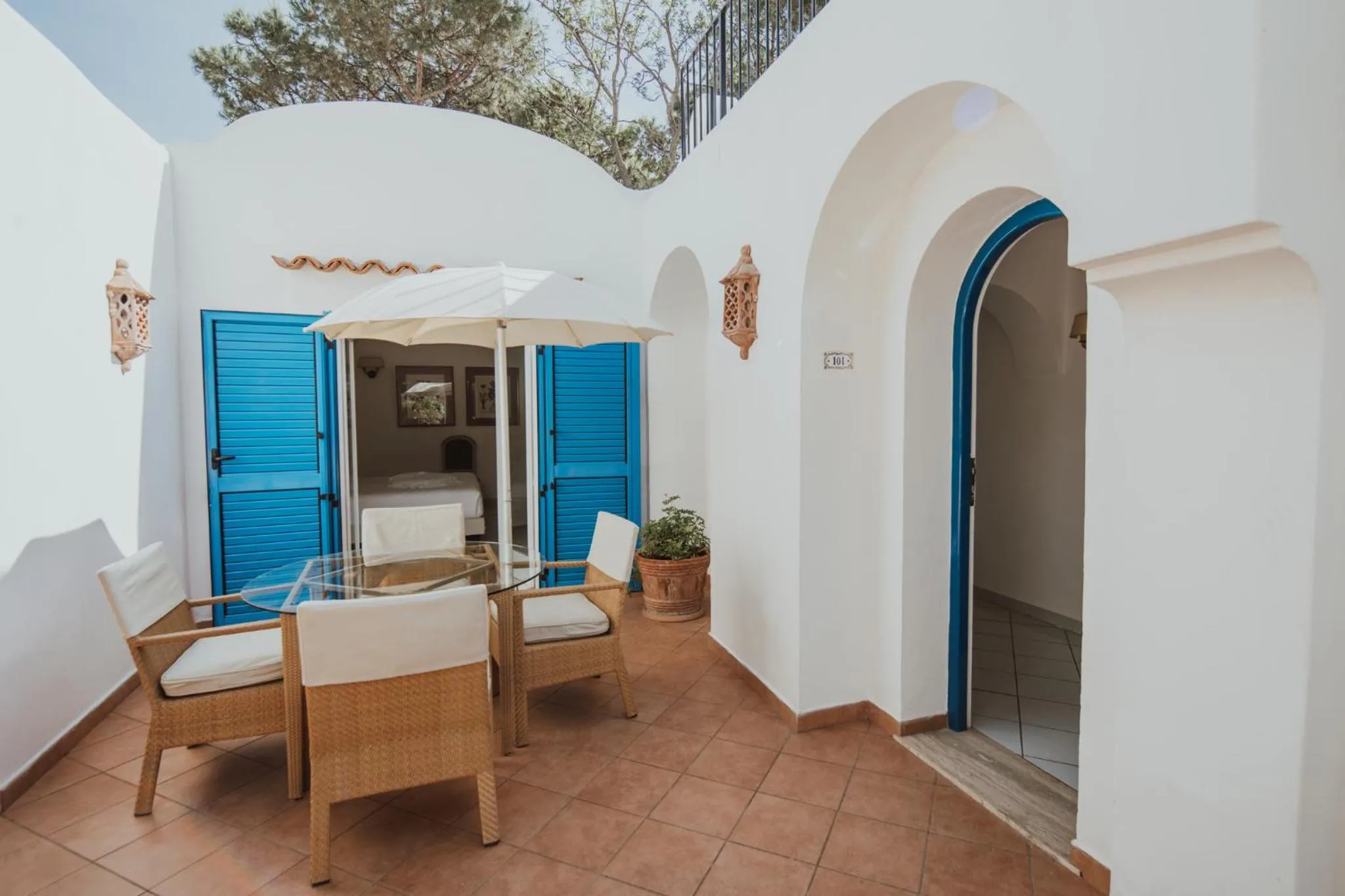 Garden in Grand Hotel Il Moresco