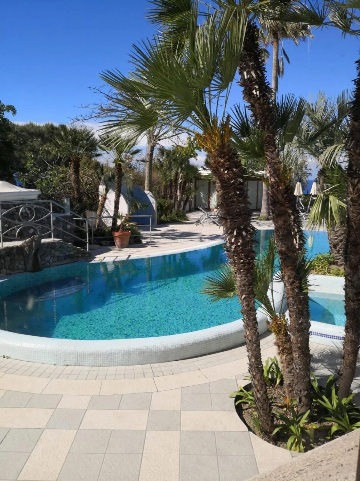 Pool view in Hotel Myage