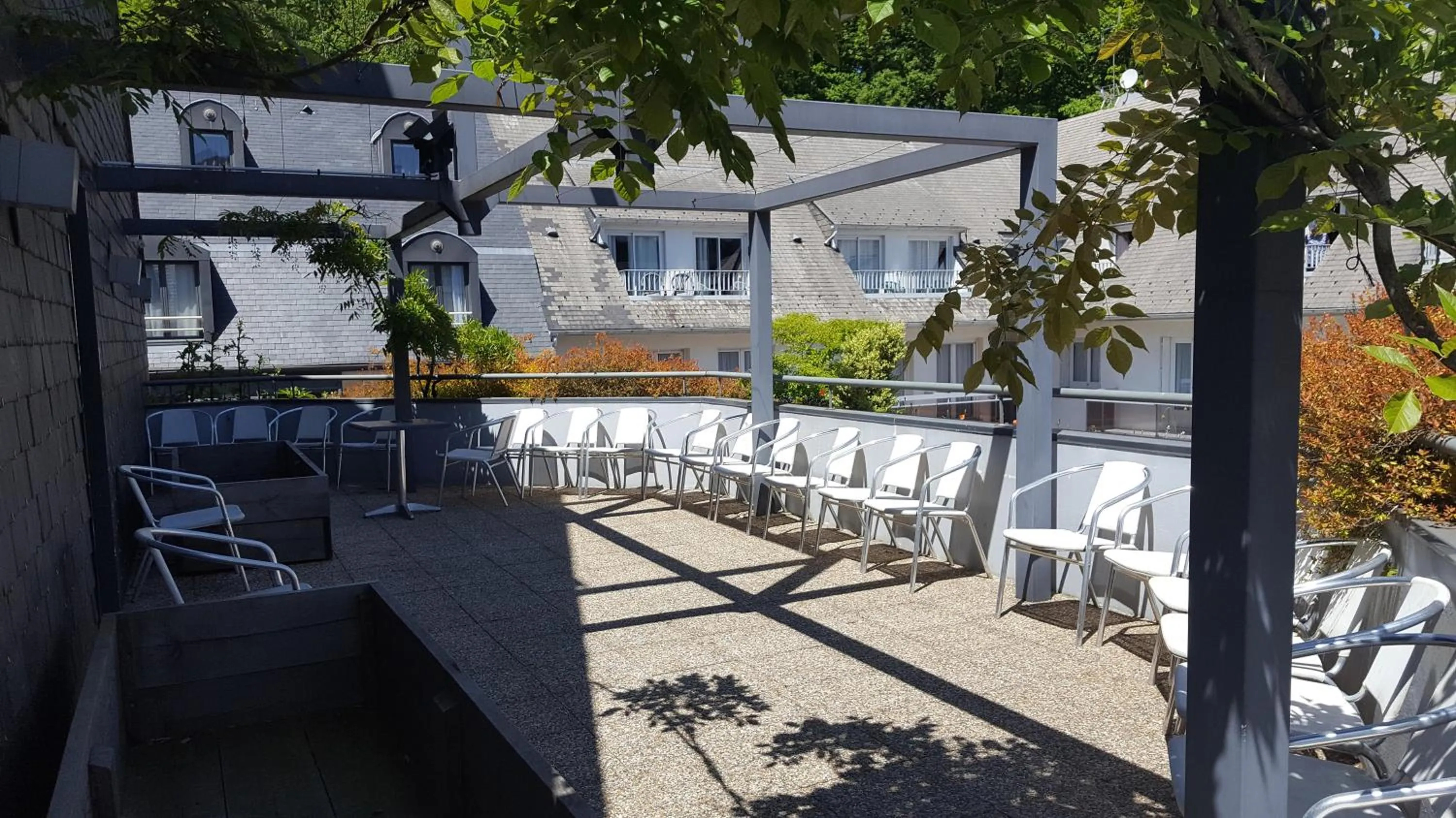 Patio in Hôtel Padoue