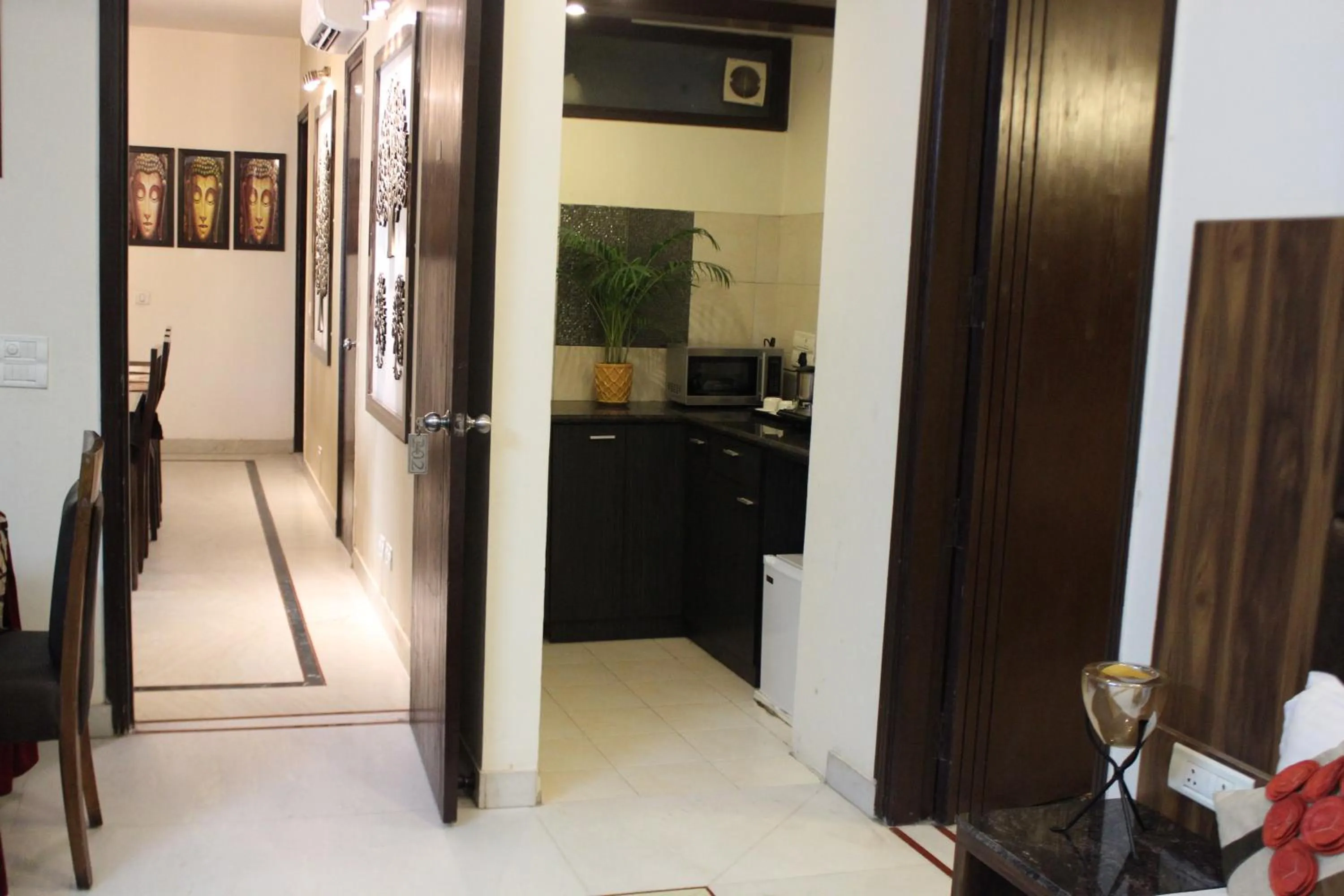 Kitchen or kitchenette in Hotel Imperial Park